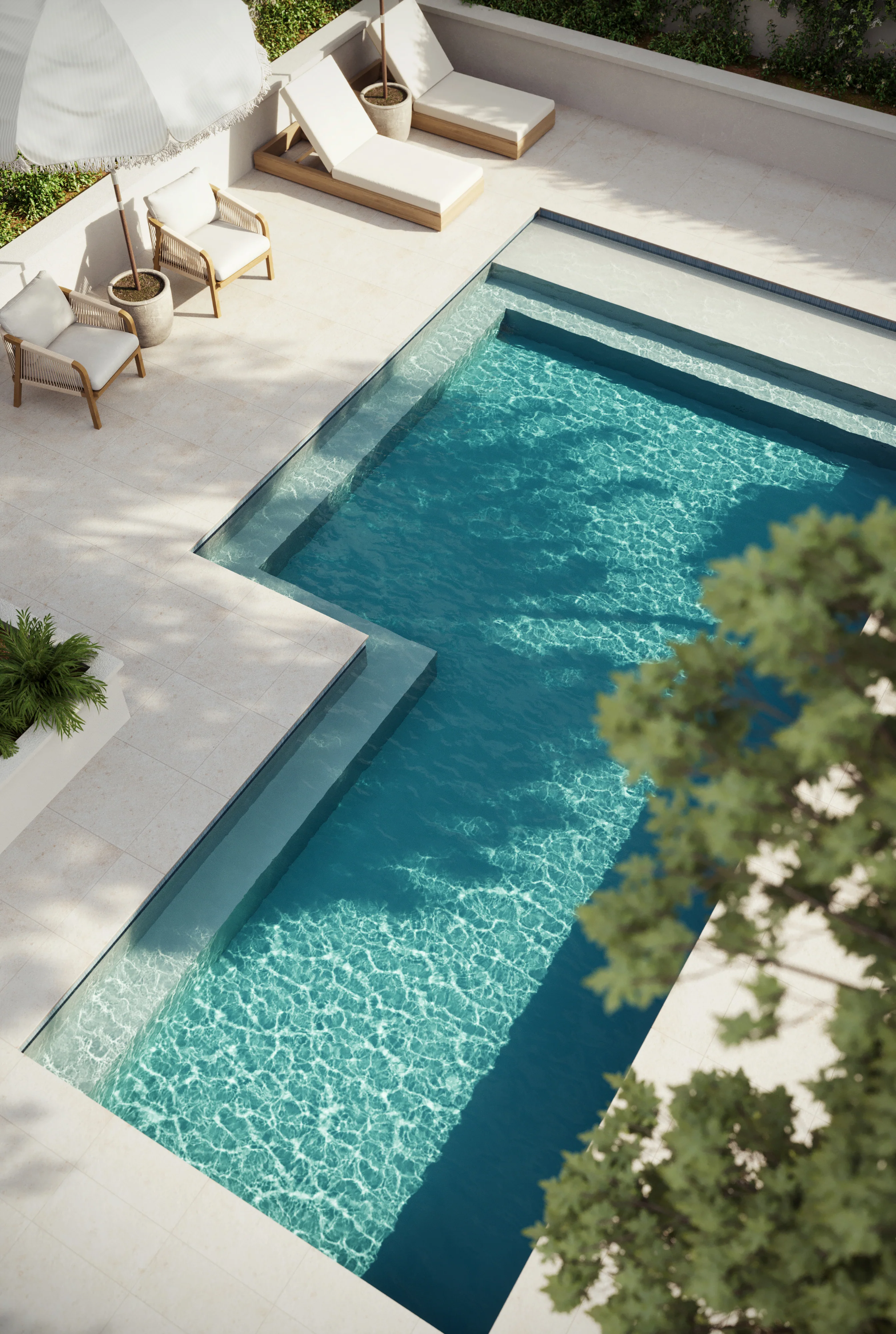 Miley 4.5x9.1 Glossy Porcelain Tile in Water - Image 19