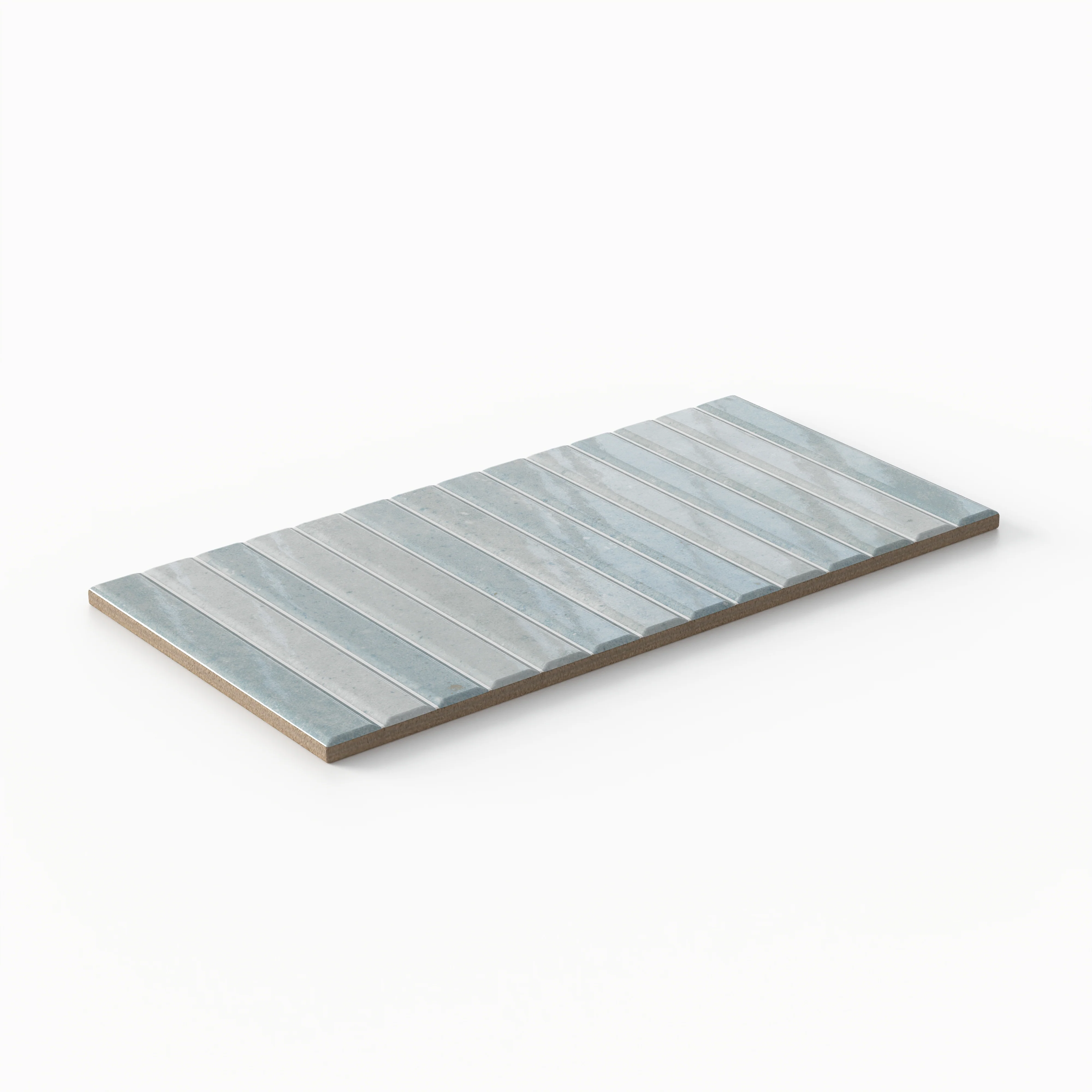 Miley 4.5x9.1 Glossy Porcelain Tile in Water - Image 4