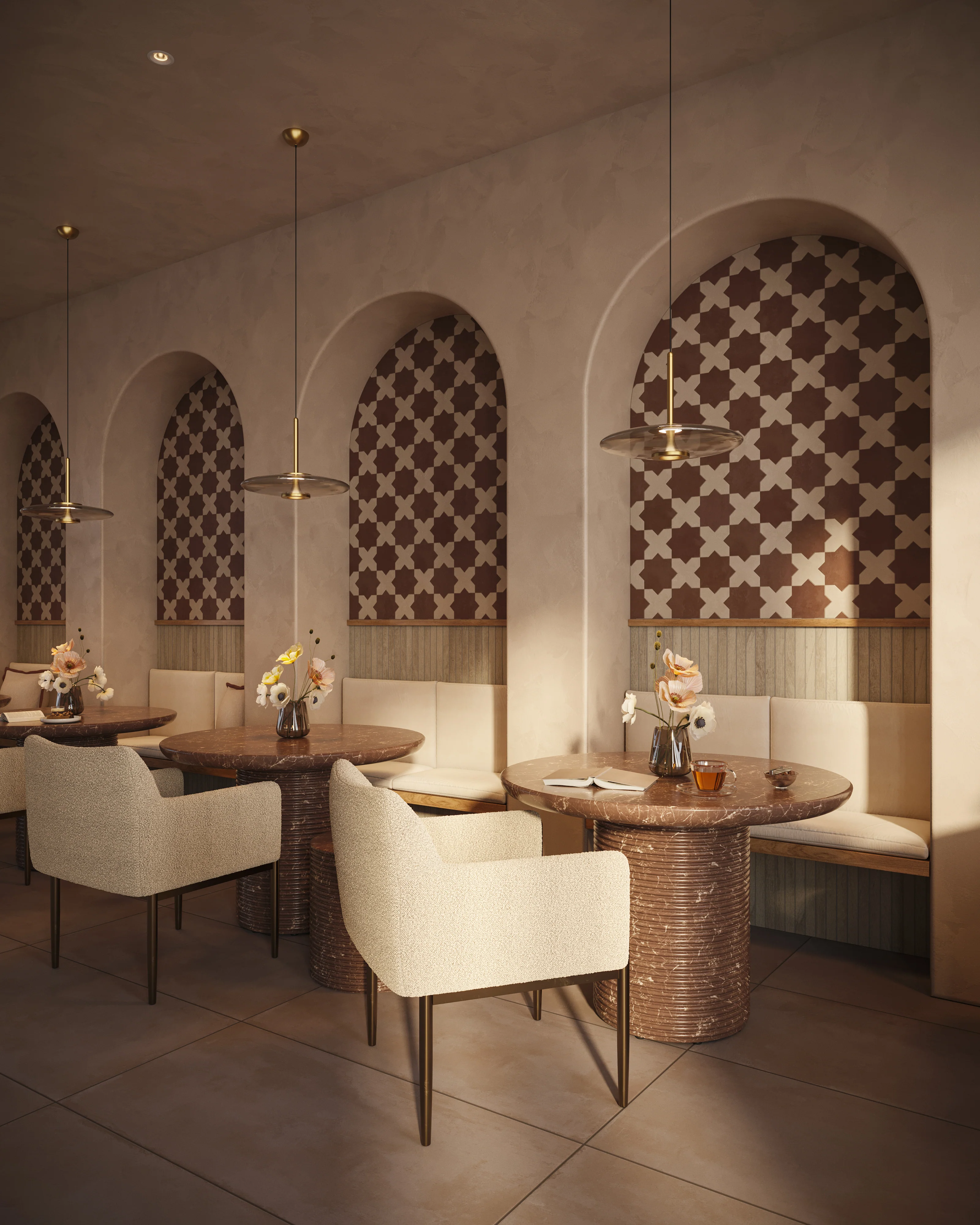 Nora 8x48 Matte Porcelain Mosaic Tile in Foam - Image 6