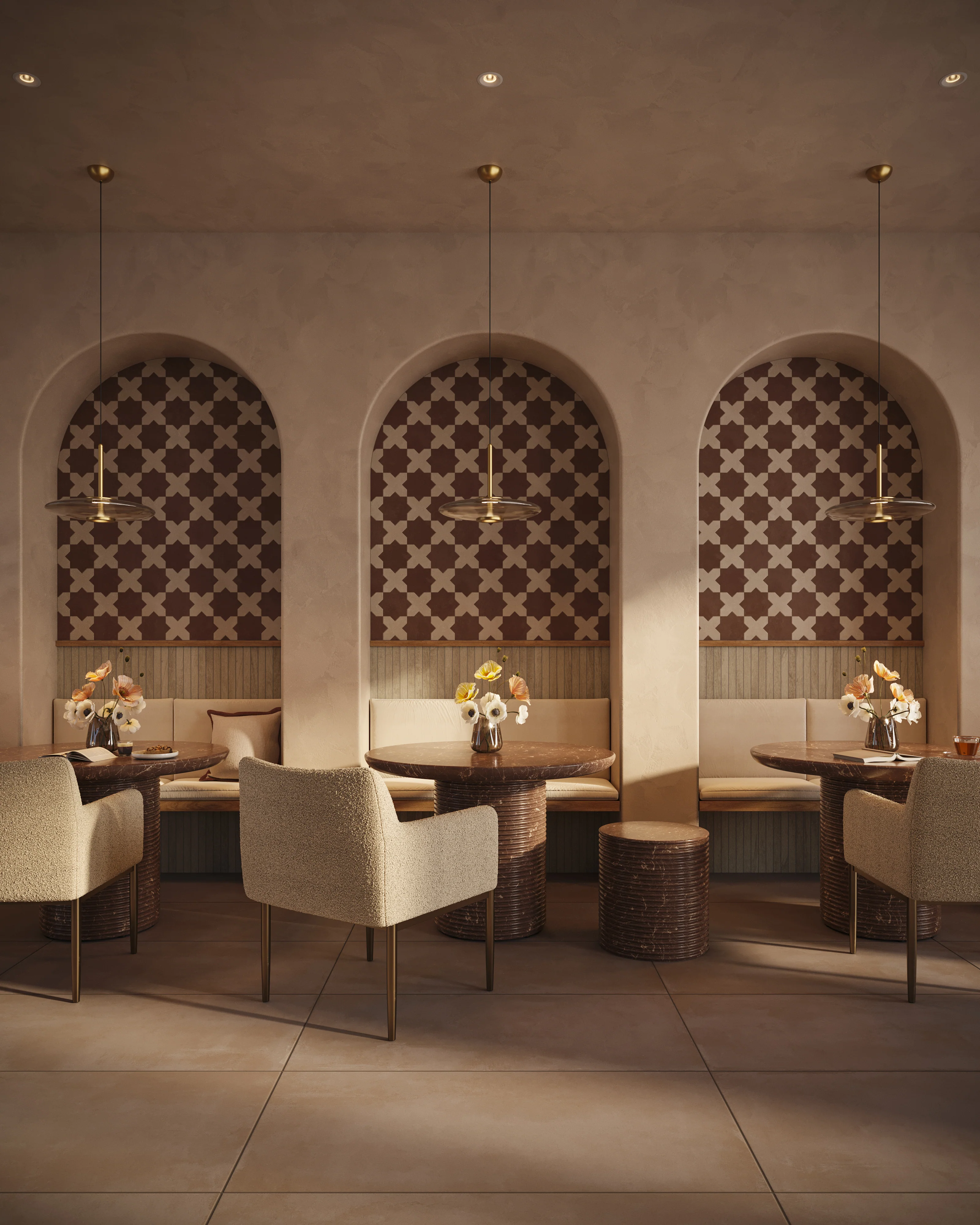 Nora 8x48 Matte Porcelain Mosaic Tile in Foam - Image 7