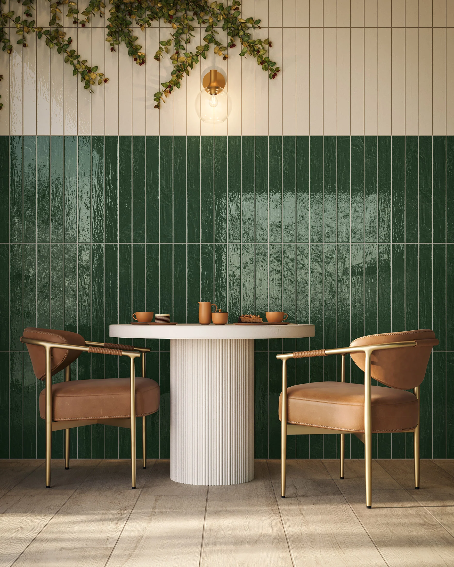 Nora 8x48 Matte Porcelain Tile in Foam - Image 10