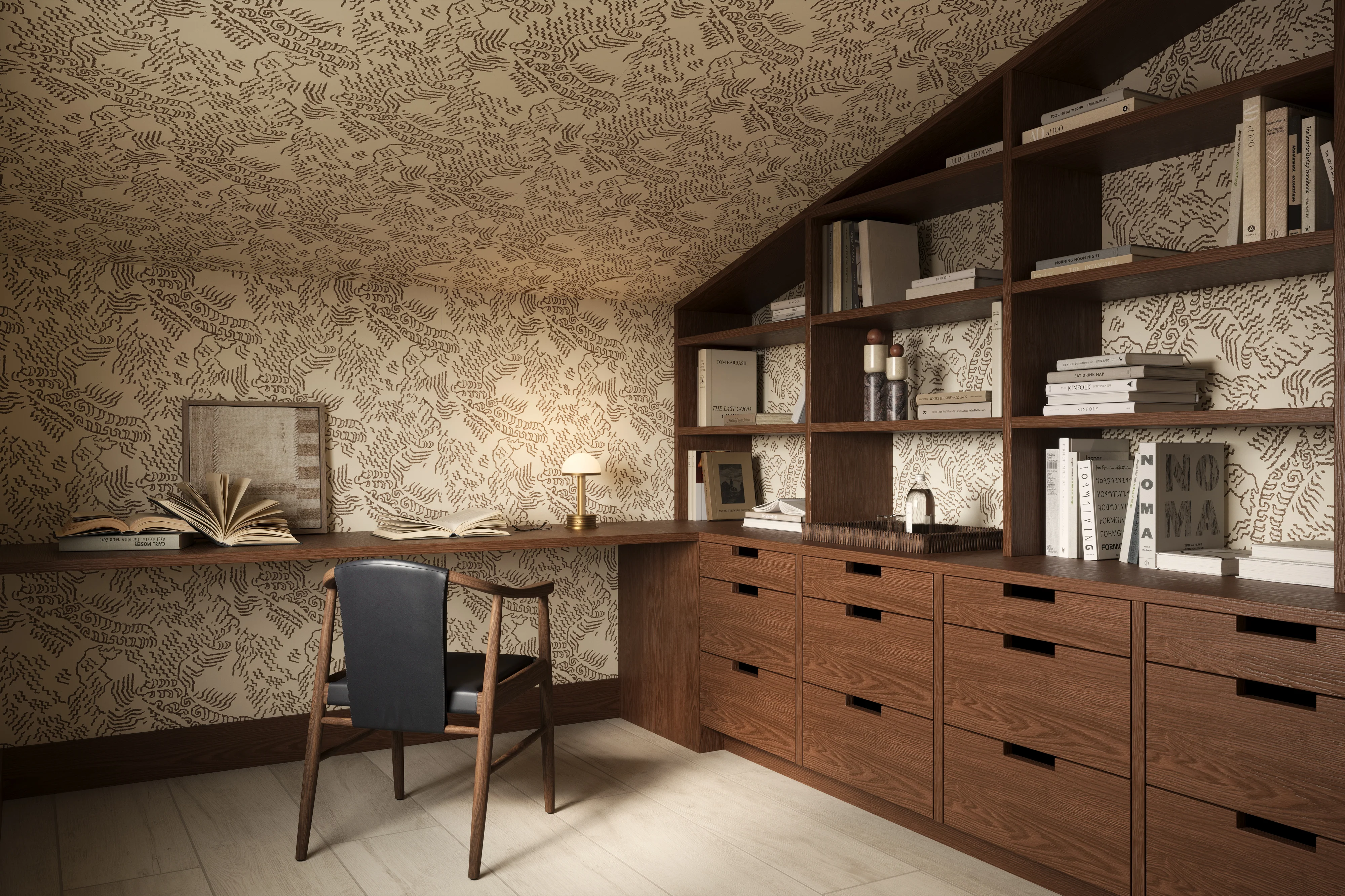 Nora 8x48 Matte Porcelain Tile in Foam - Image 11