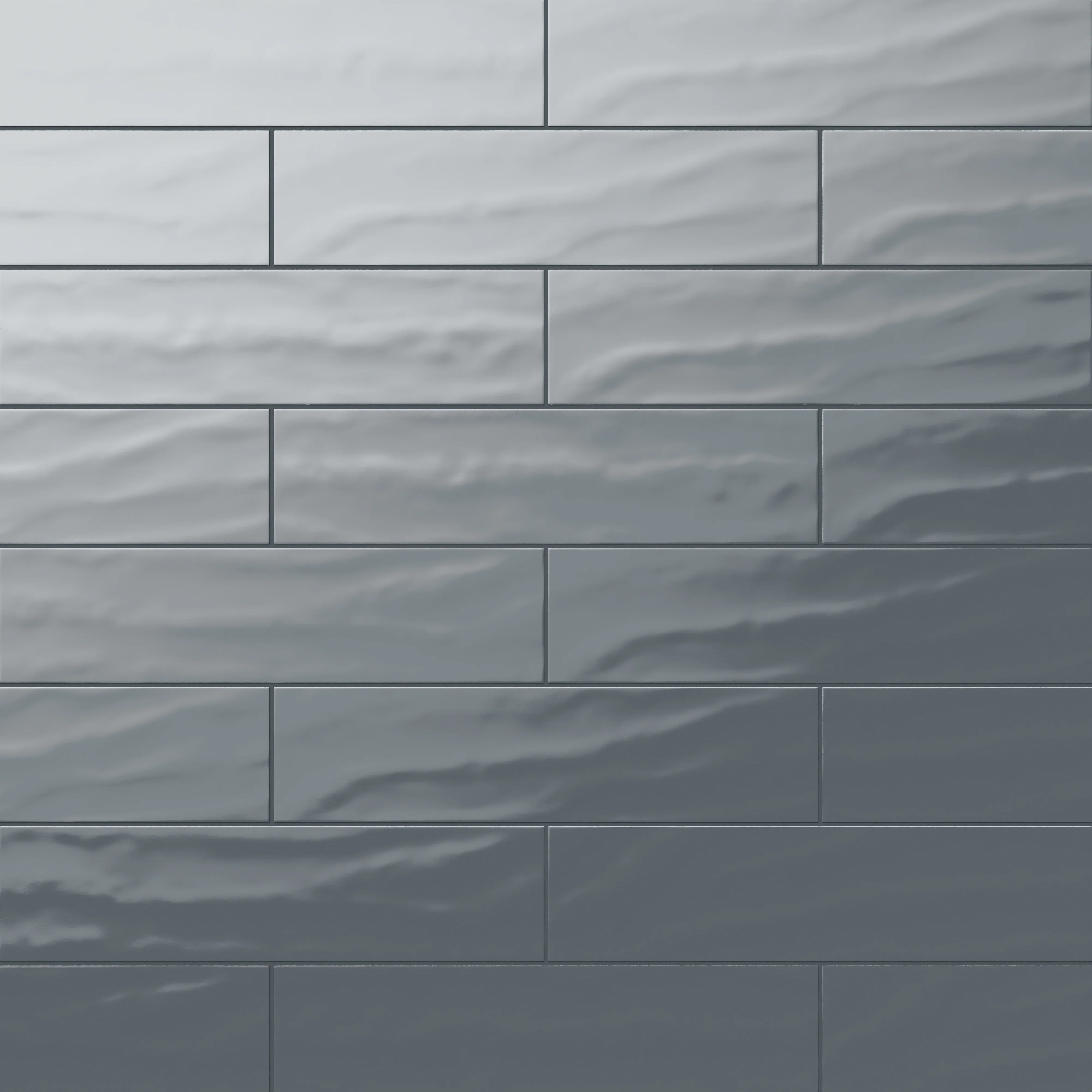 Palmer 6x24 Glossy Porcelain Tile in Blue Grey - Image 6