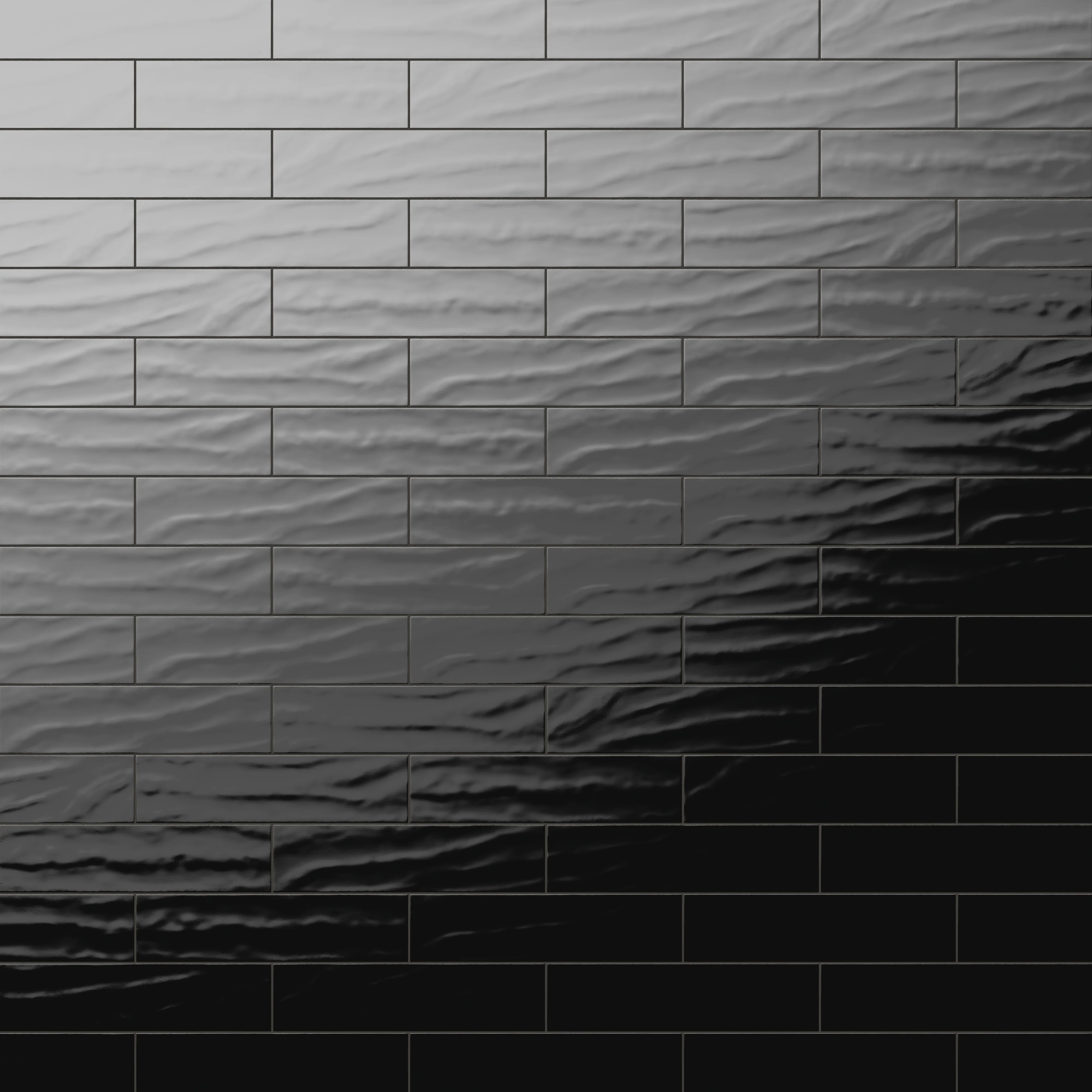 Palmer 6x24 Glossy Porcelain Tile in Nero - Image 8