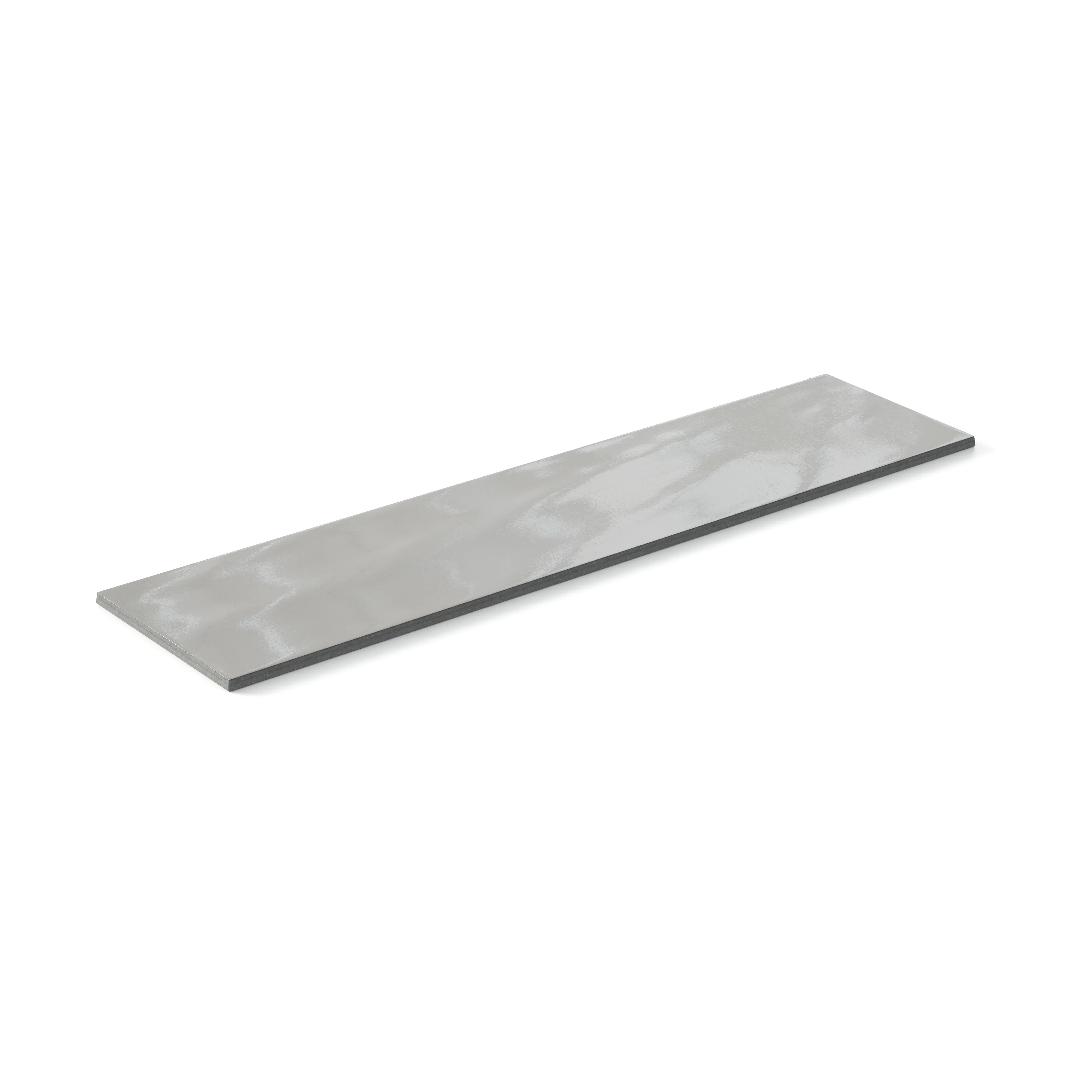 Palmer 6x24 Glossy Porcelain Tile in Smoke - Image 3