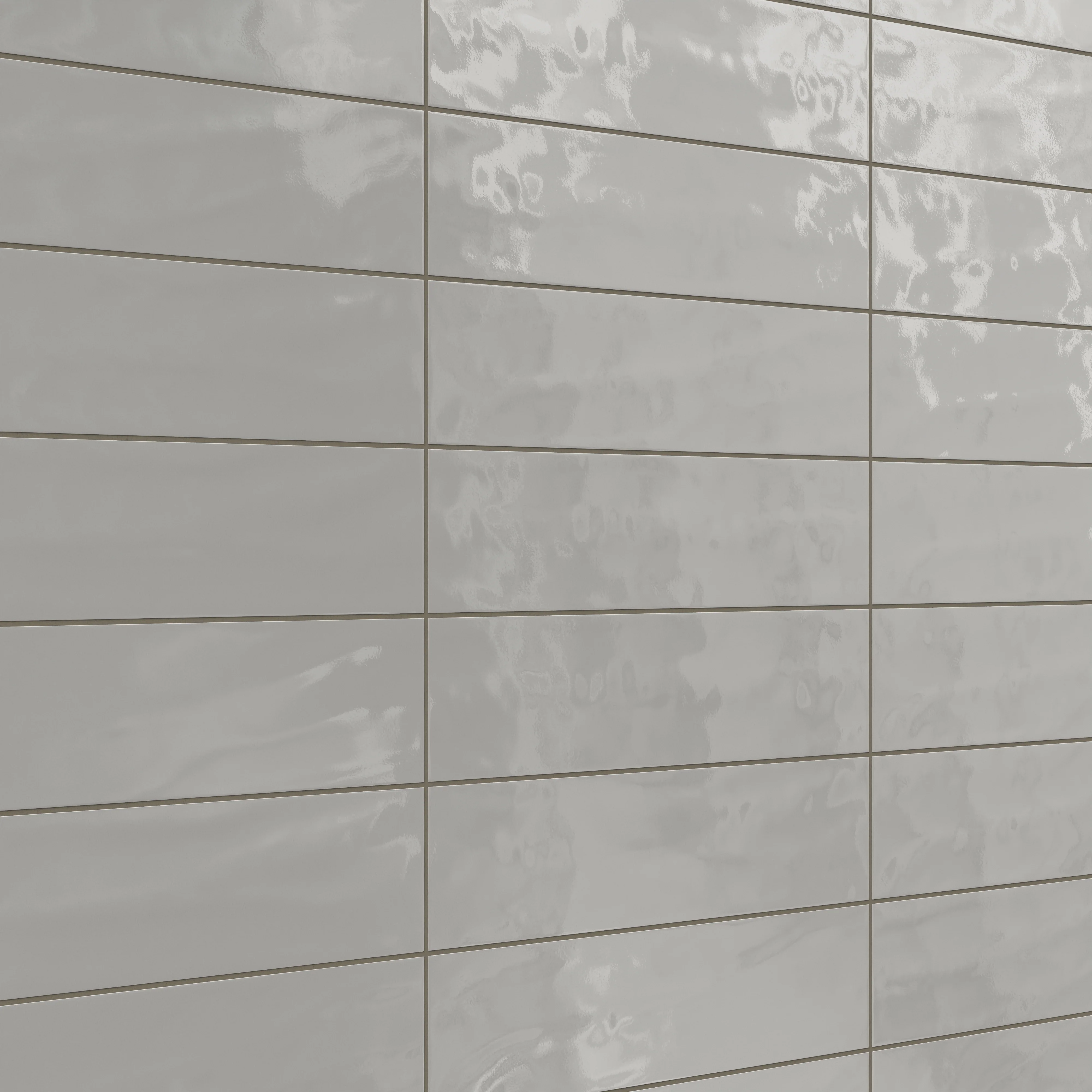 Palmer 6x24 Glossy Porcelain Tile in Smoke - Image 4