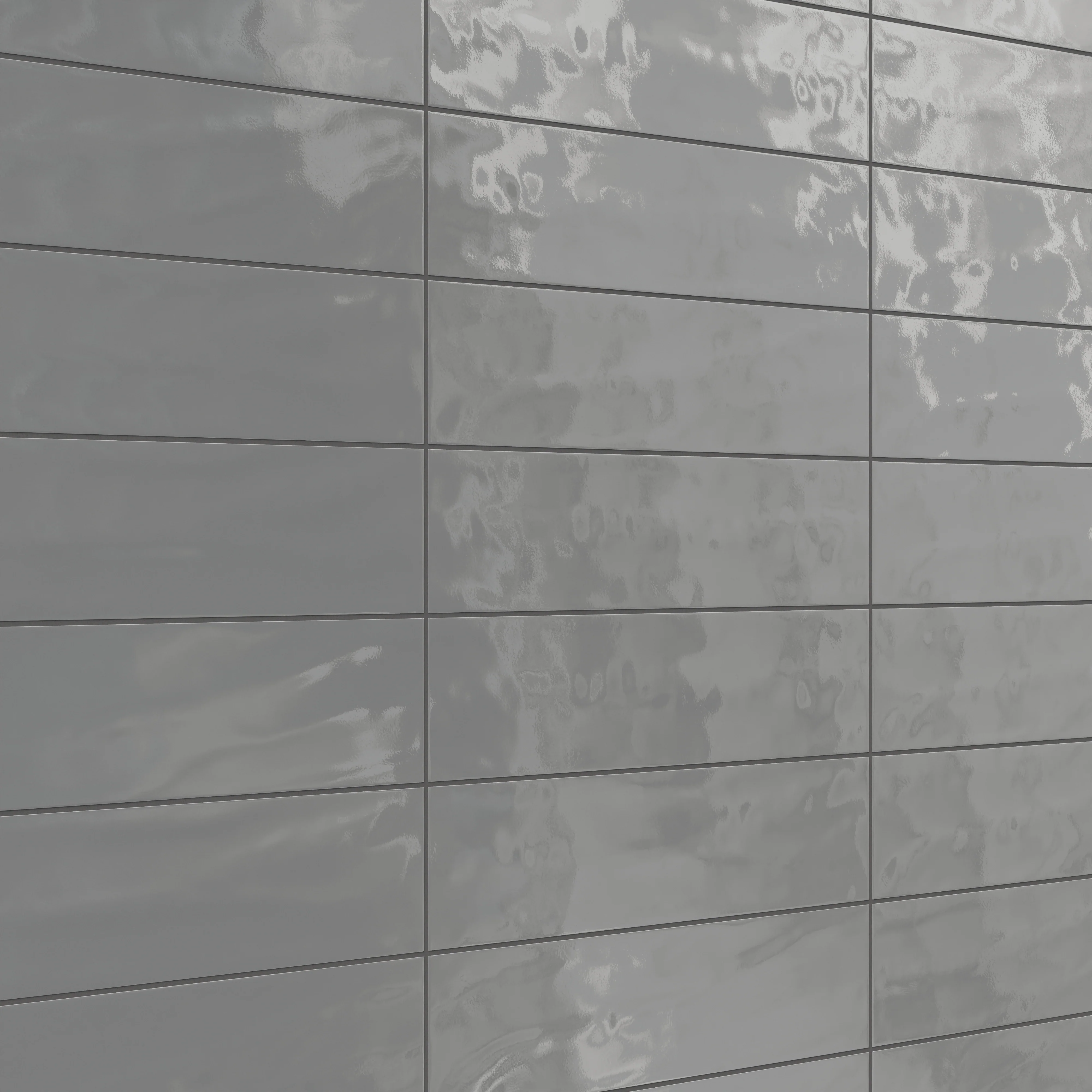 Palmer 6x24 Glossy Porcelain Tile in Storm - Image 4