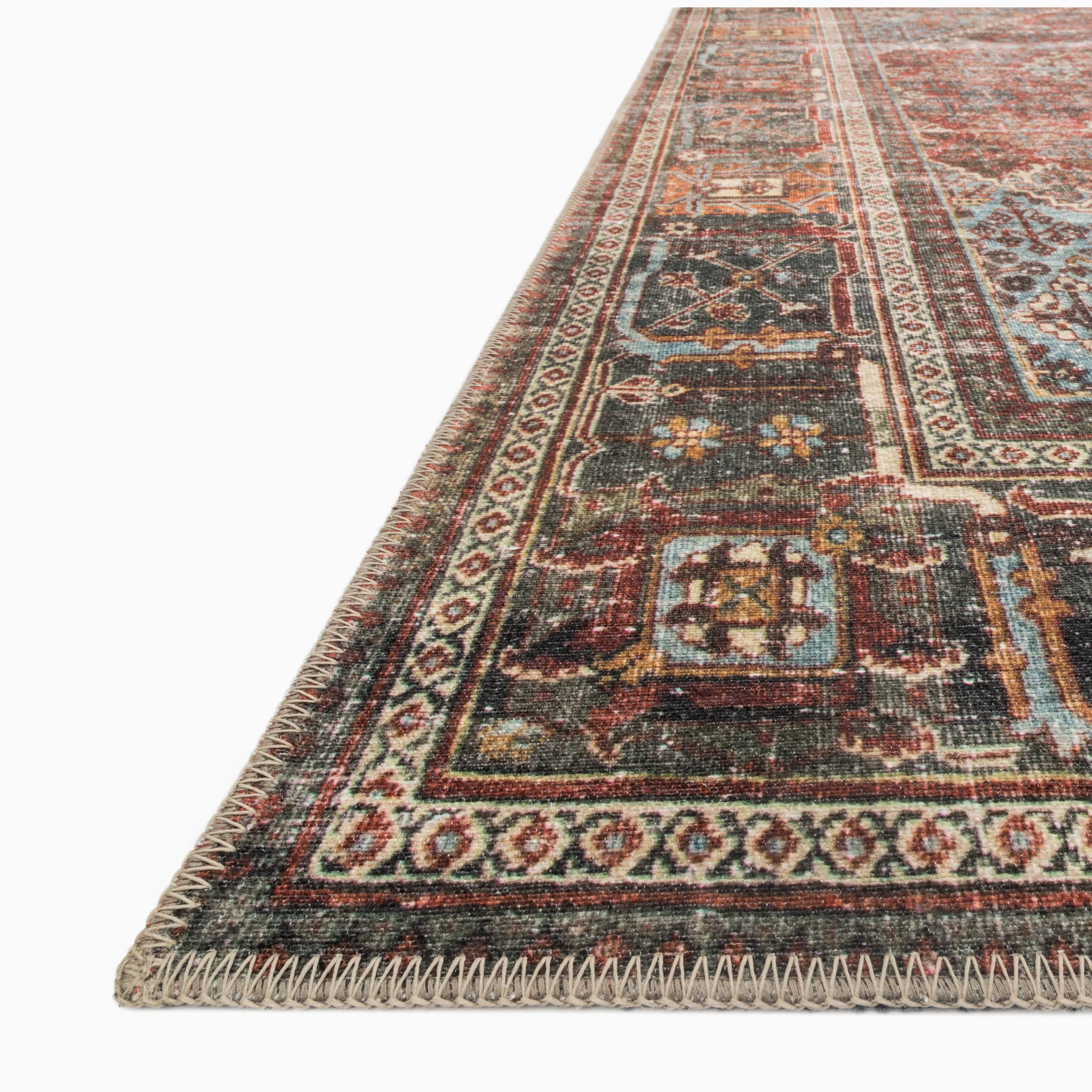 Pascal Rug in Burgundy / Graphite - Image 3