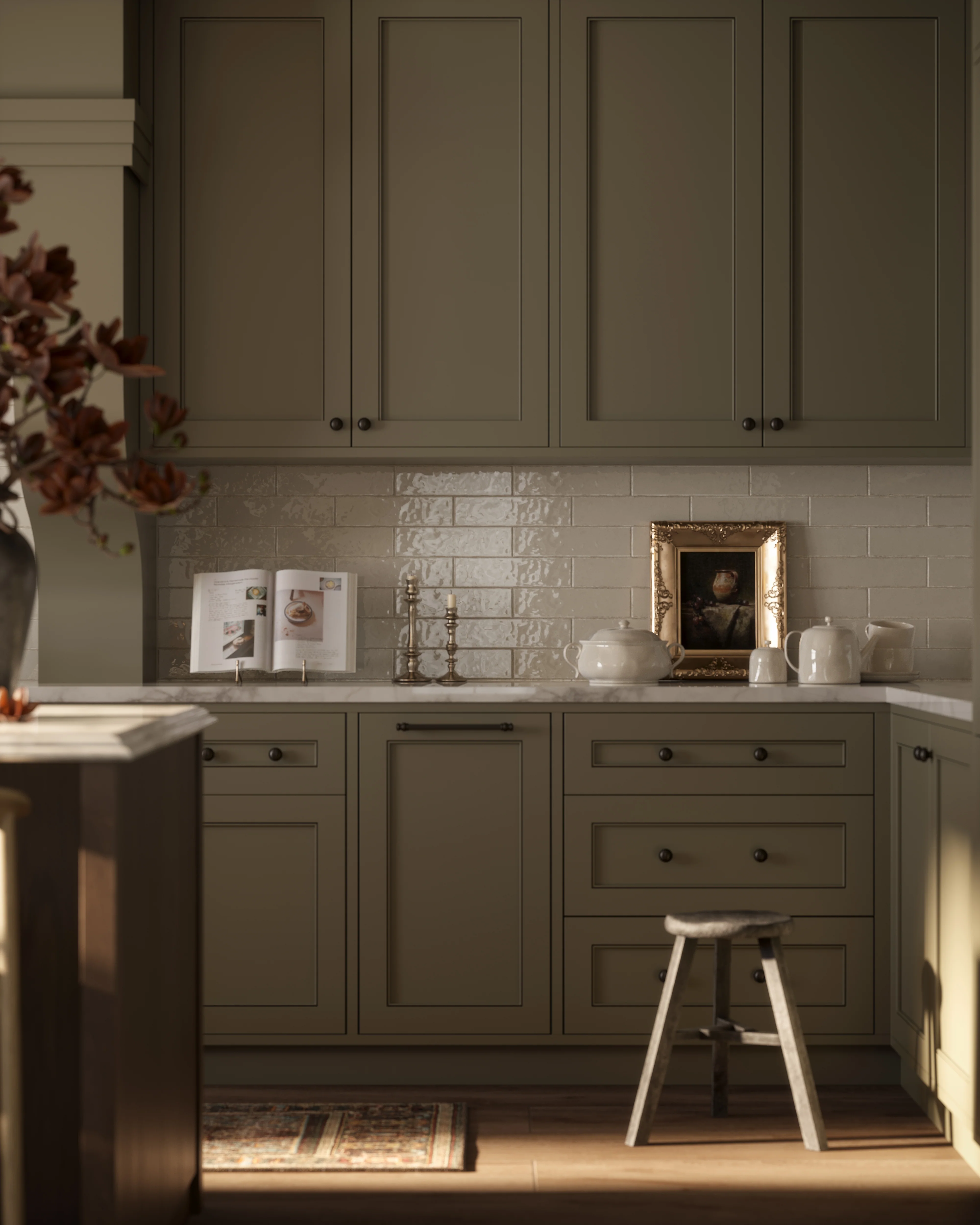 Pascal Rug in Burgundy / Graphite - Image 7