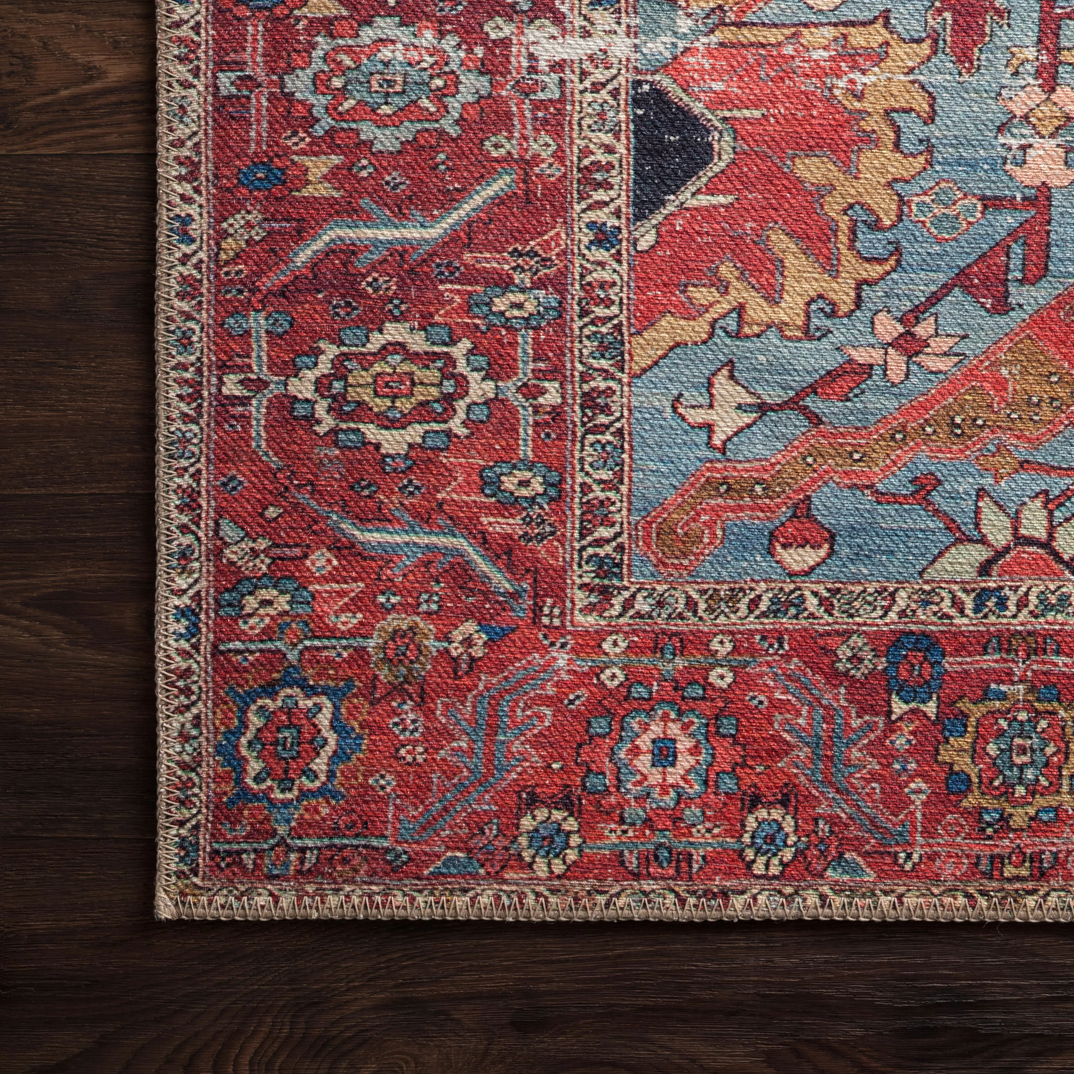 Pascal Rug in Rouge / Lake - Image 3