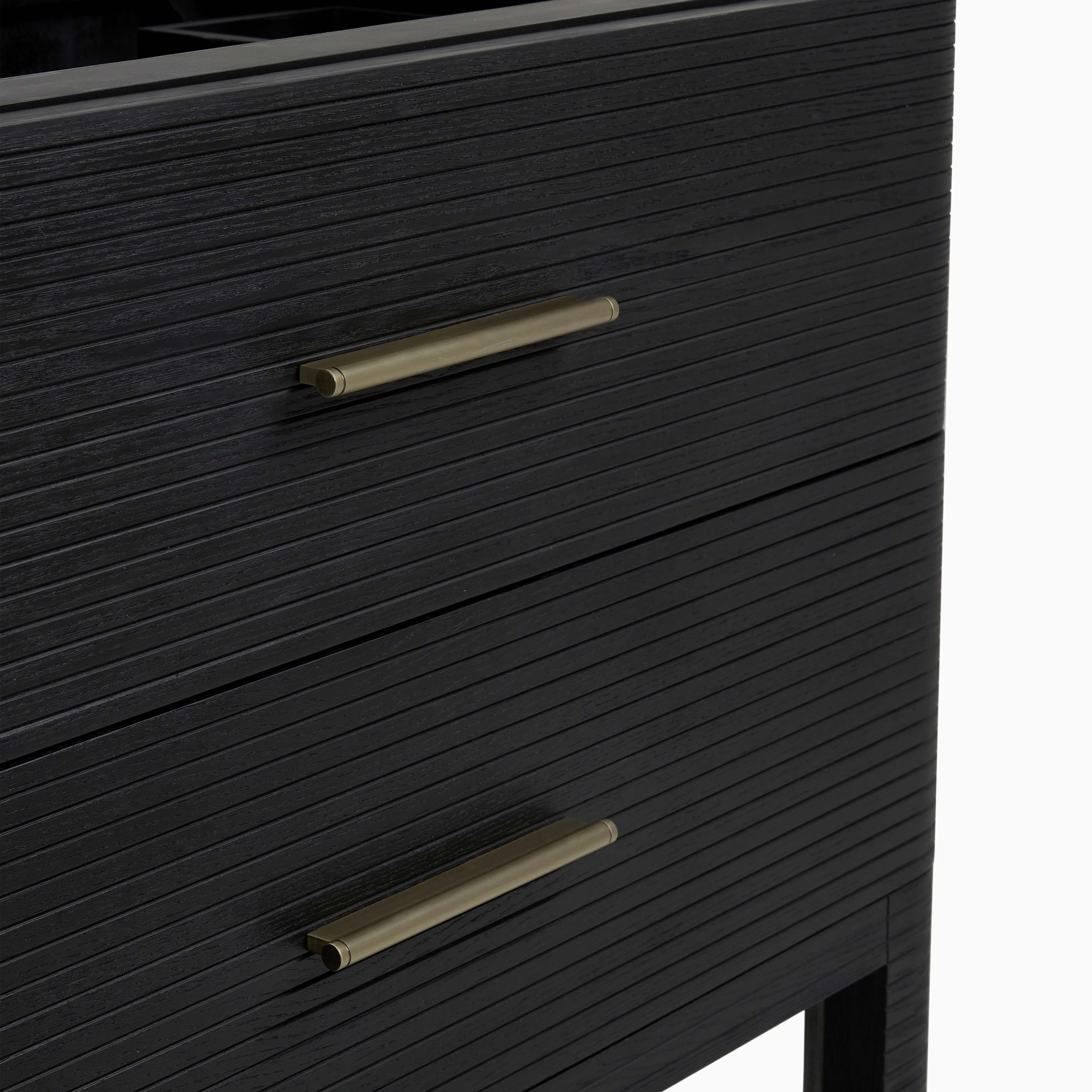 Paxton 72" Double Vanity in Carbon Oak with 3 cm White Zeus Quartz Top - Image 6