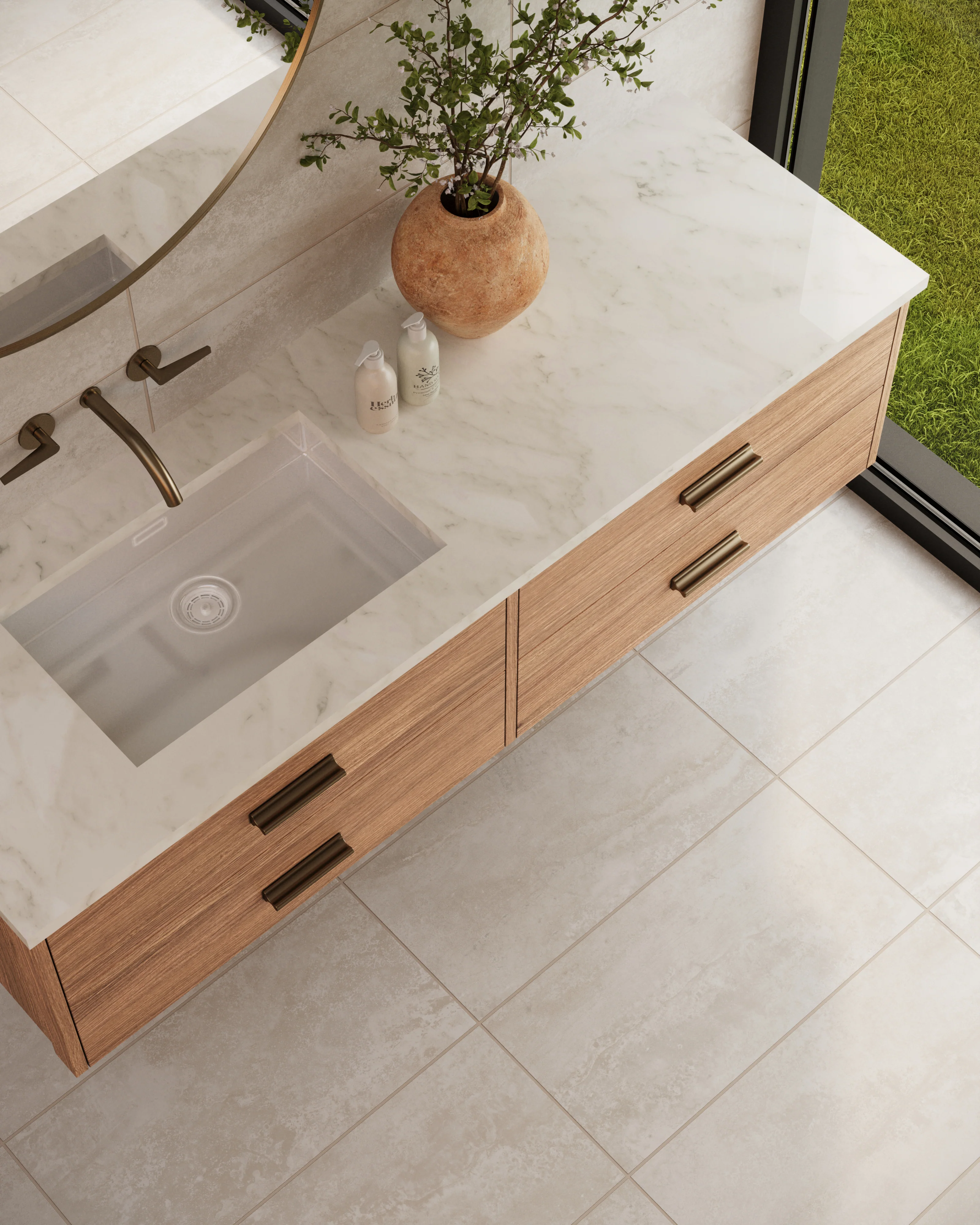 Pierce 12x24 Matte Porcelain Tile in Dune - Image 14