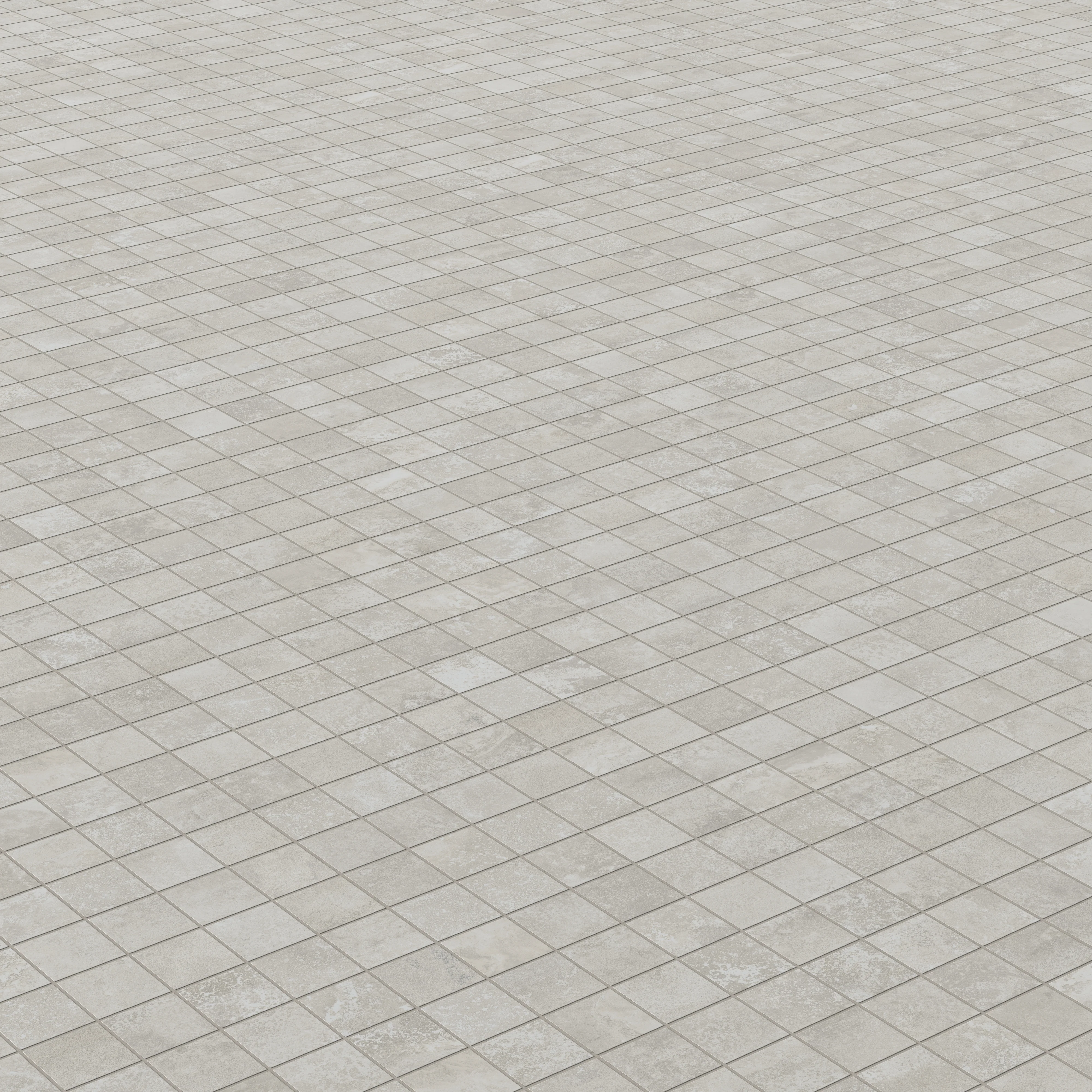 Pierce 2x2 Matte Porcelain Mosaic Tile in Ash - Image 3