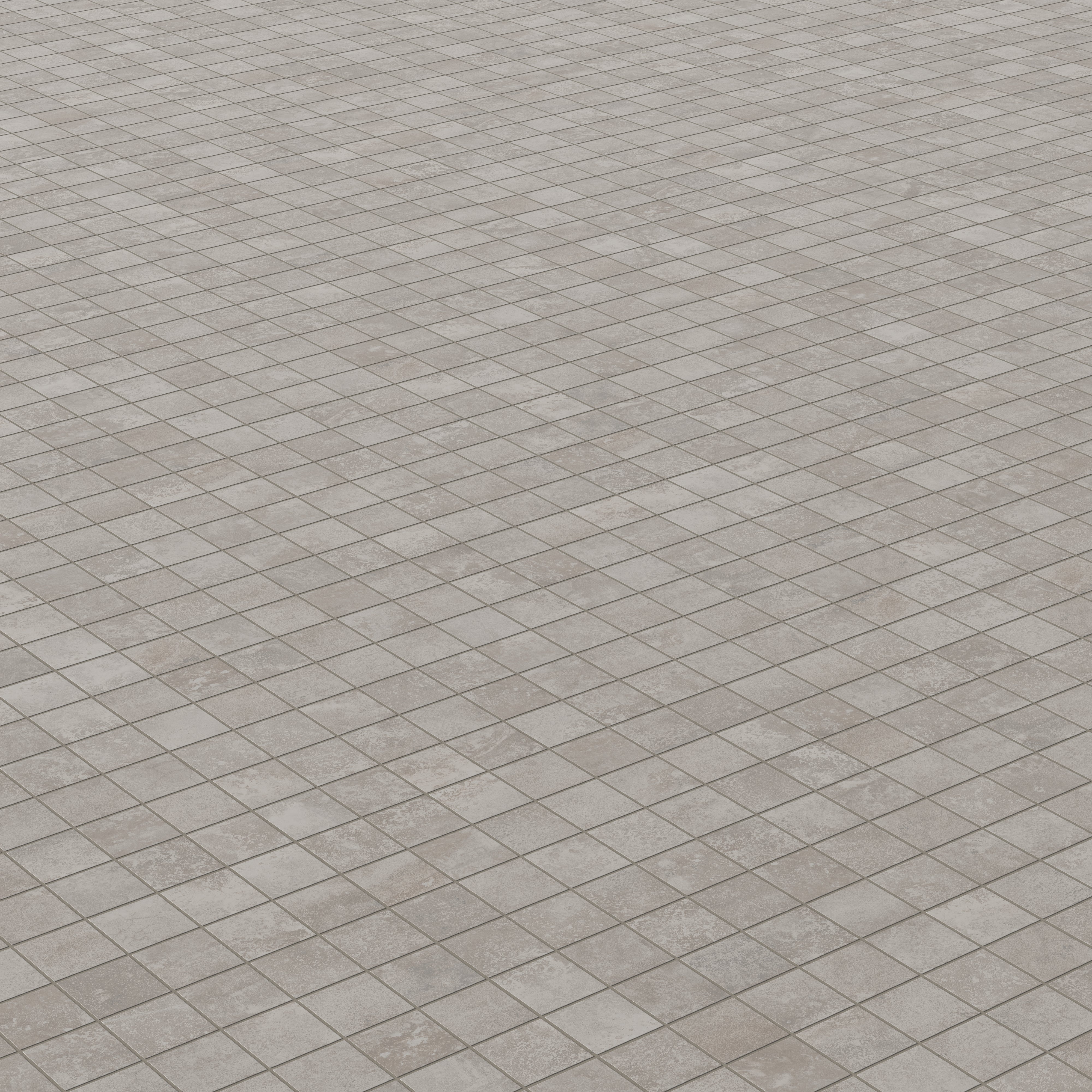 Pierce 2x2 Matte Porcelain Mosaic Tile in Stone - Image 3