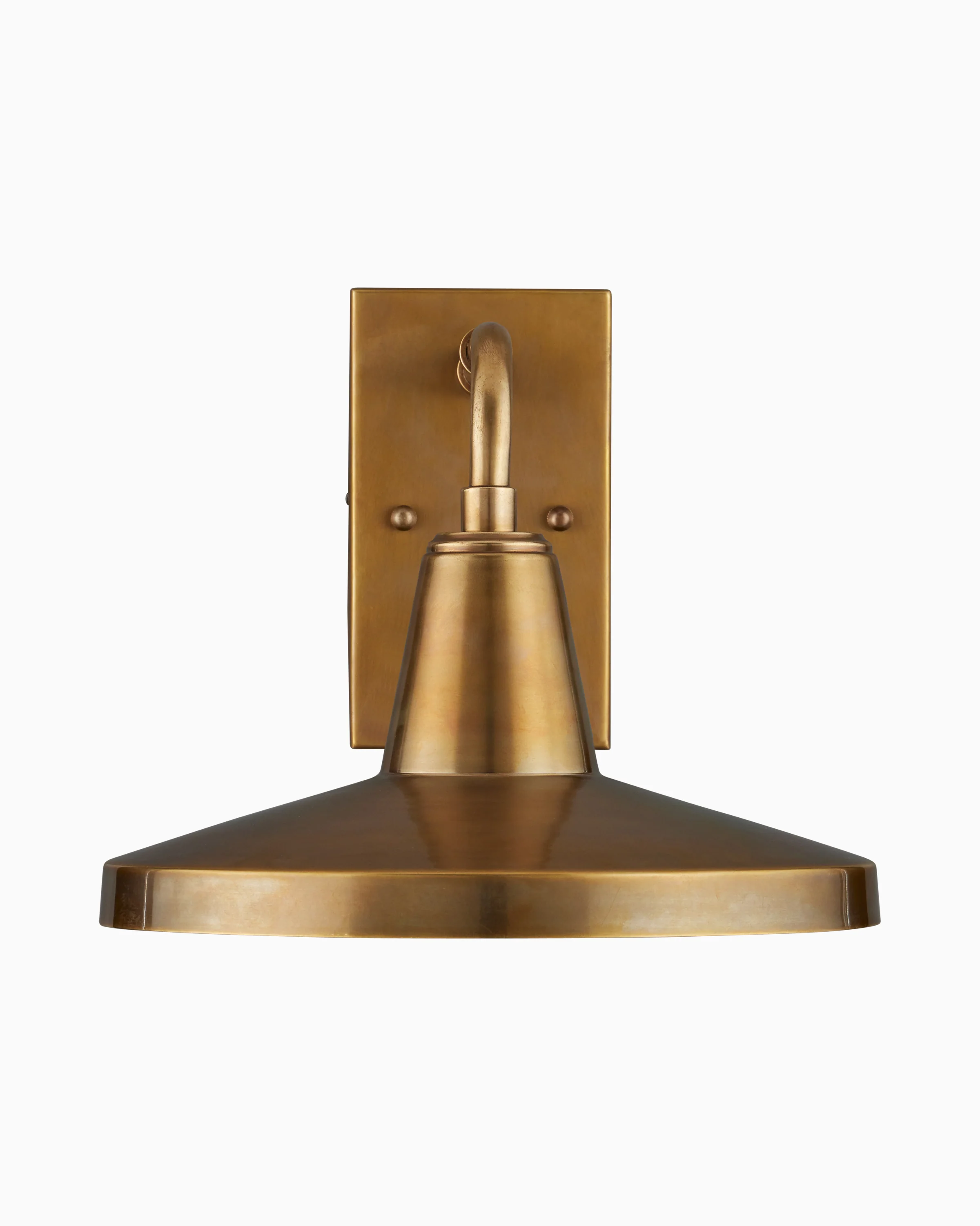 Prescott Outdoor Wall Sconce in Antique Brass - Image 4