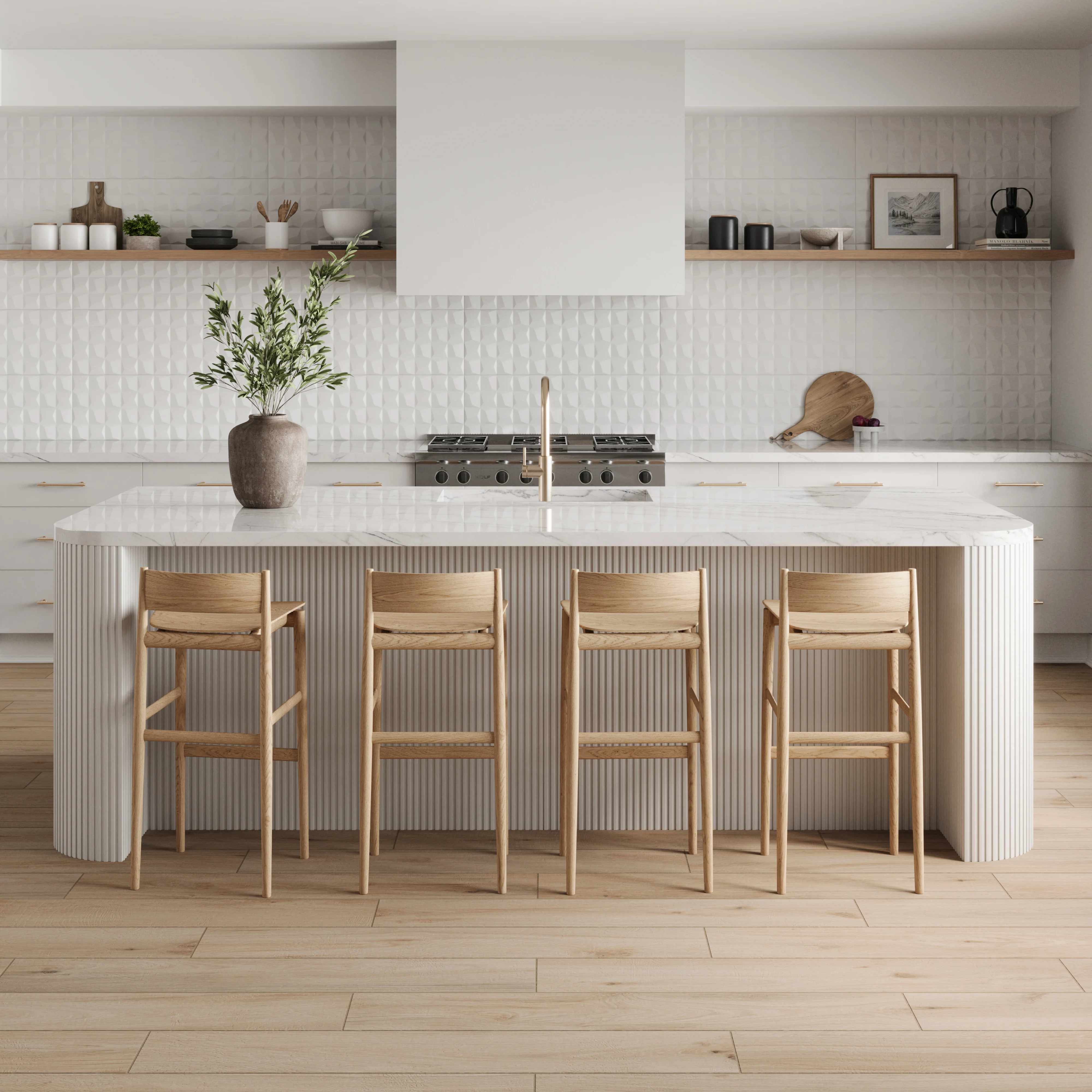 Preston 8x48 Matte Porcelain Tile in Birch - Image 21