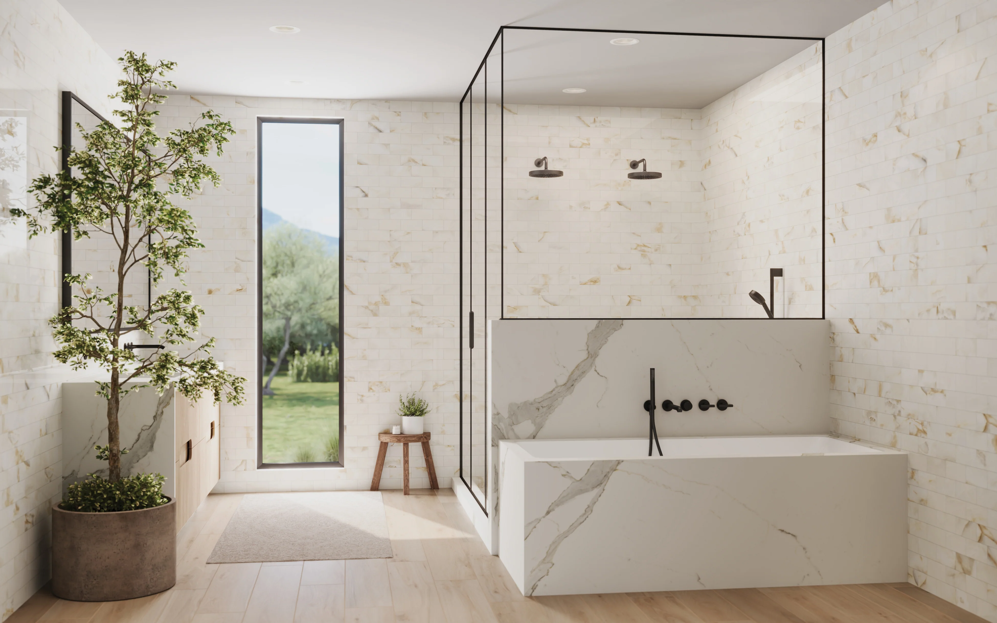 Preston 8x48 Matte Porcelain Tile in Birch - Image 5