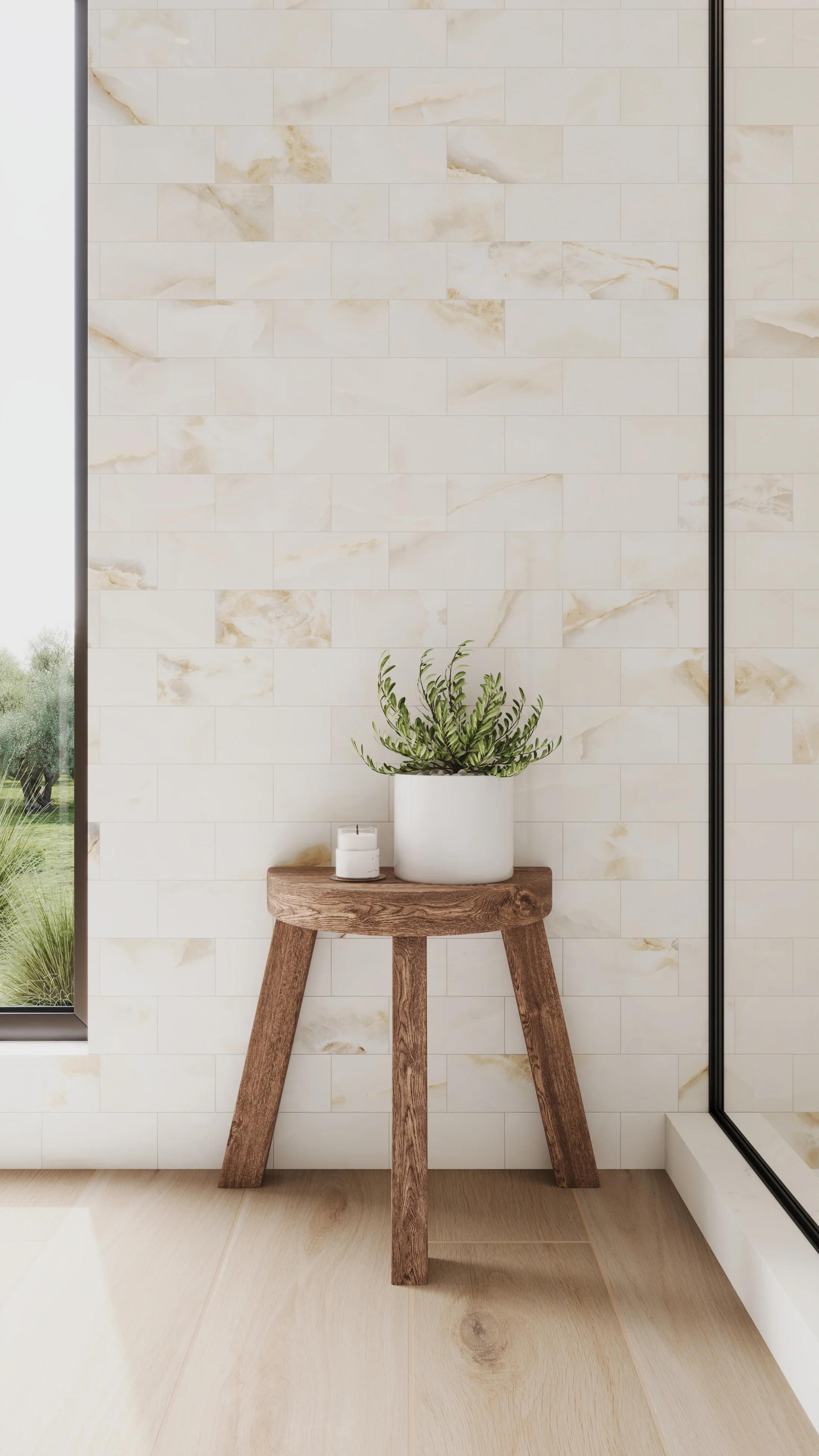 Preston 8x48 Matte Porcelain Tile in Birch - Image 8