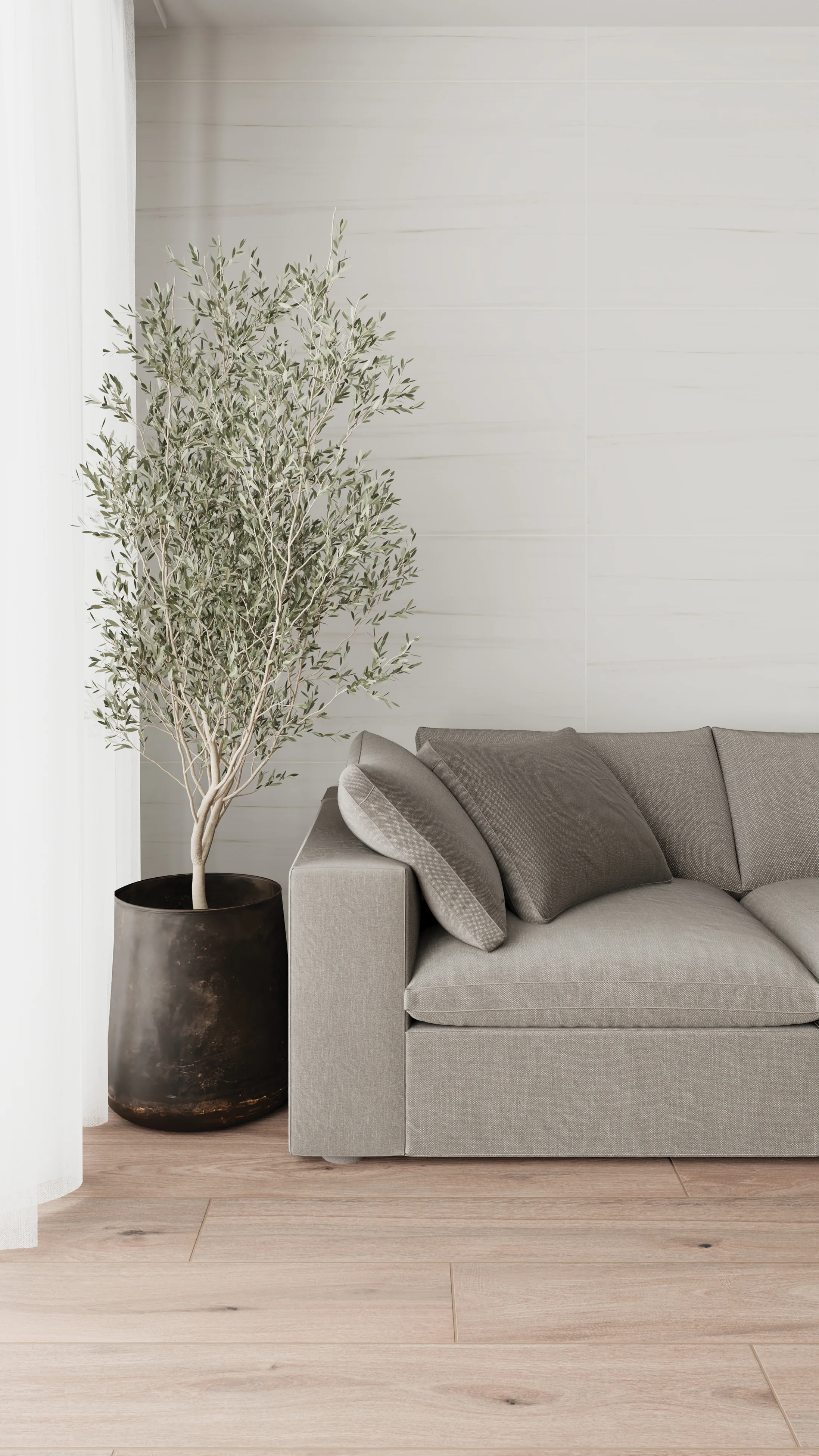 Preston 8x48 Matte Porcelain Tile in Chestnut - Image 16