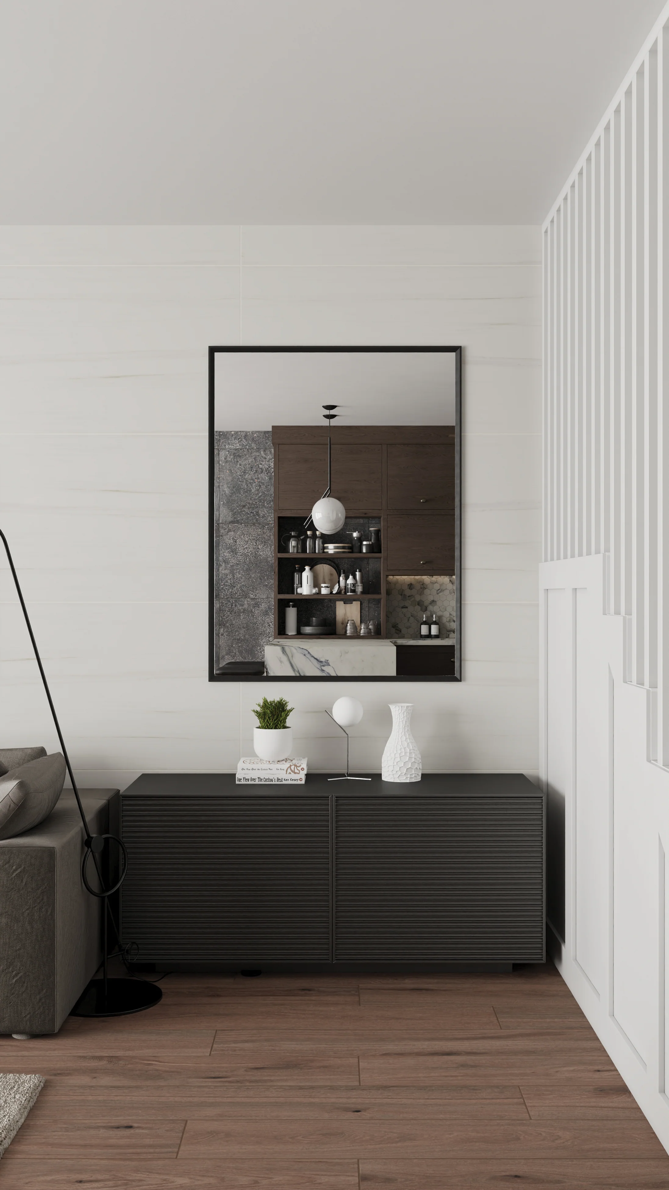 Preston 8x48 Matte Porcelain Tile in Chestnut - Image 17