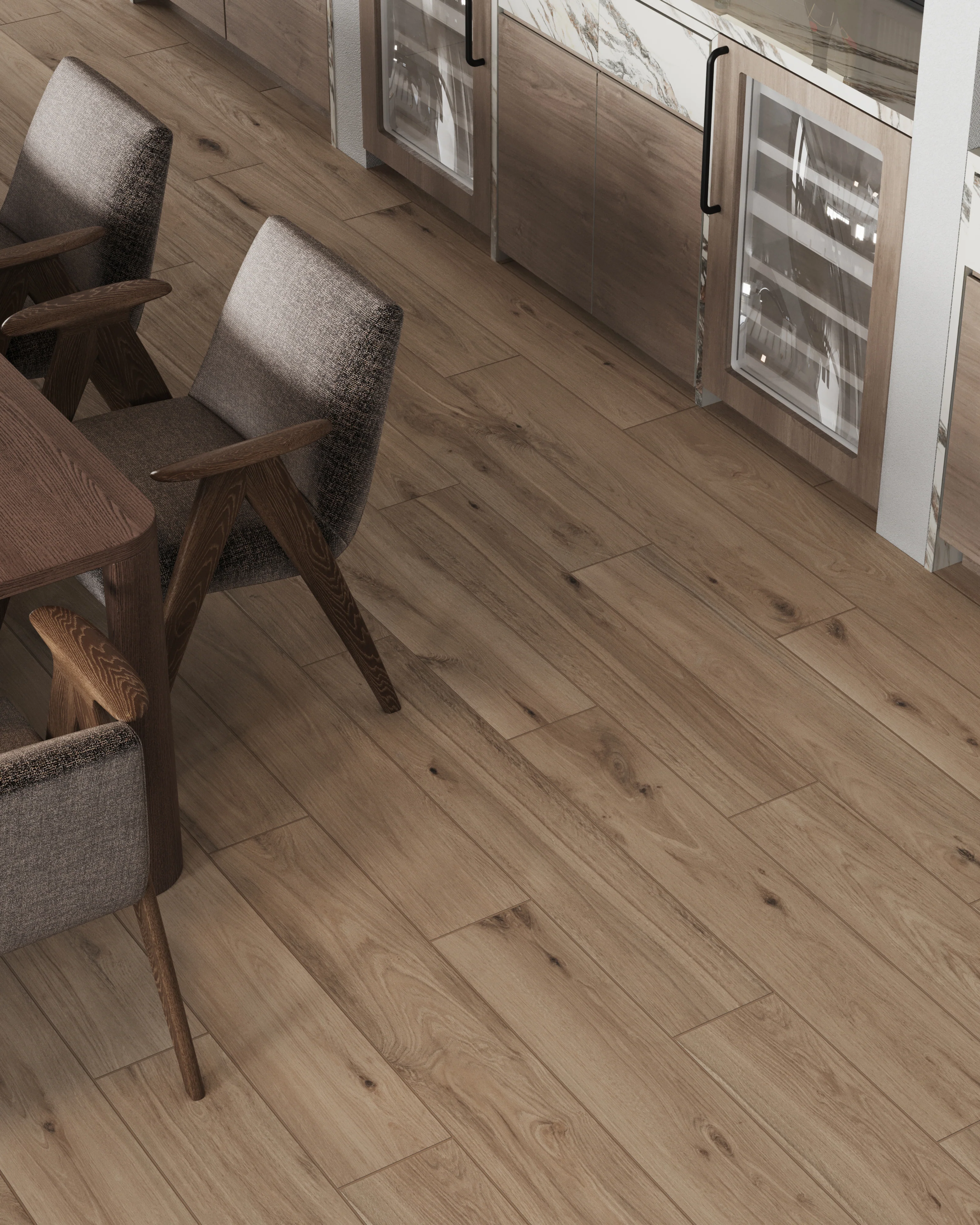 Preston 8x48 Matte Porcelain Tile in Pine - Image 5