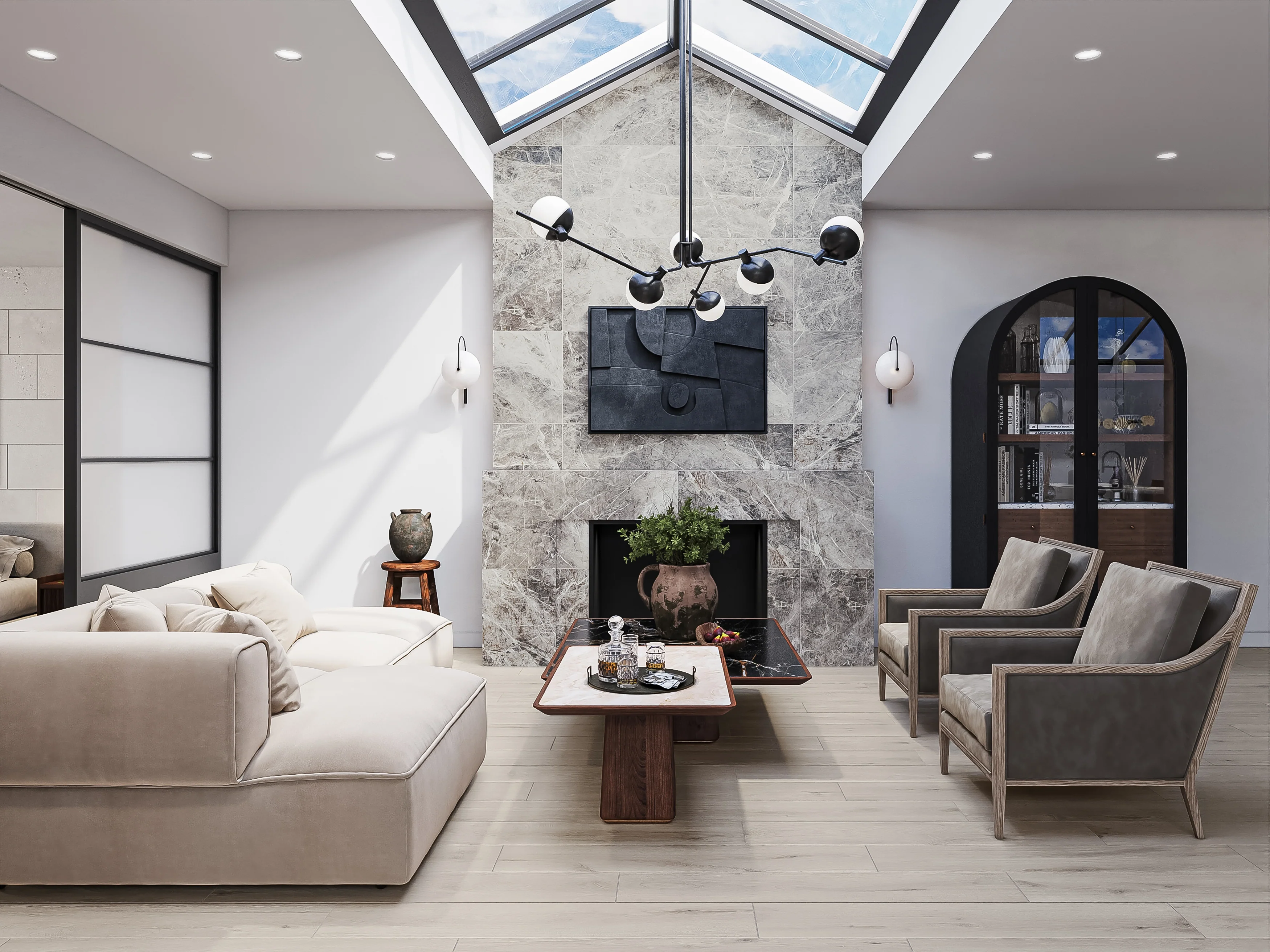 Preston 8x48 Matte Porcelain Tile in Poplar - Image 3