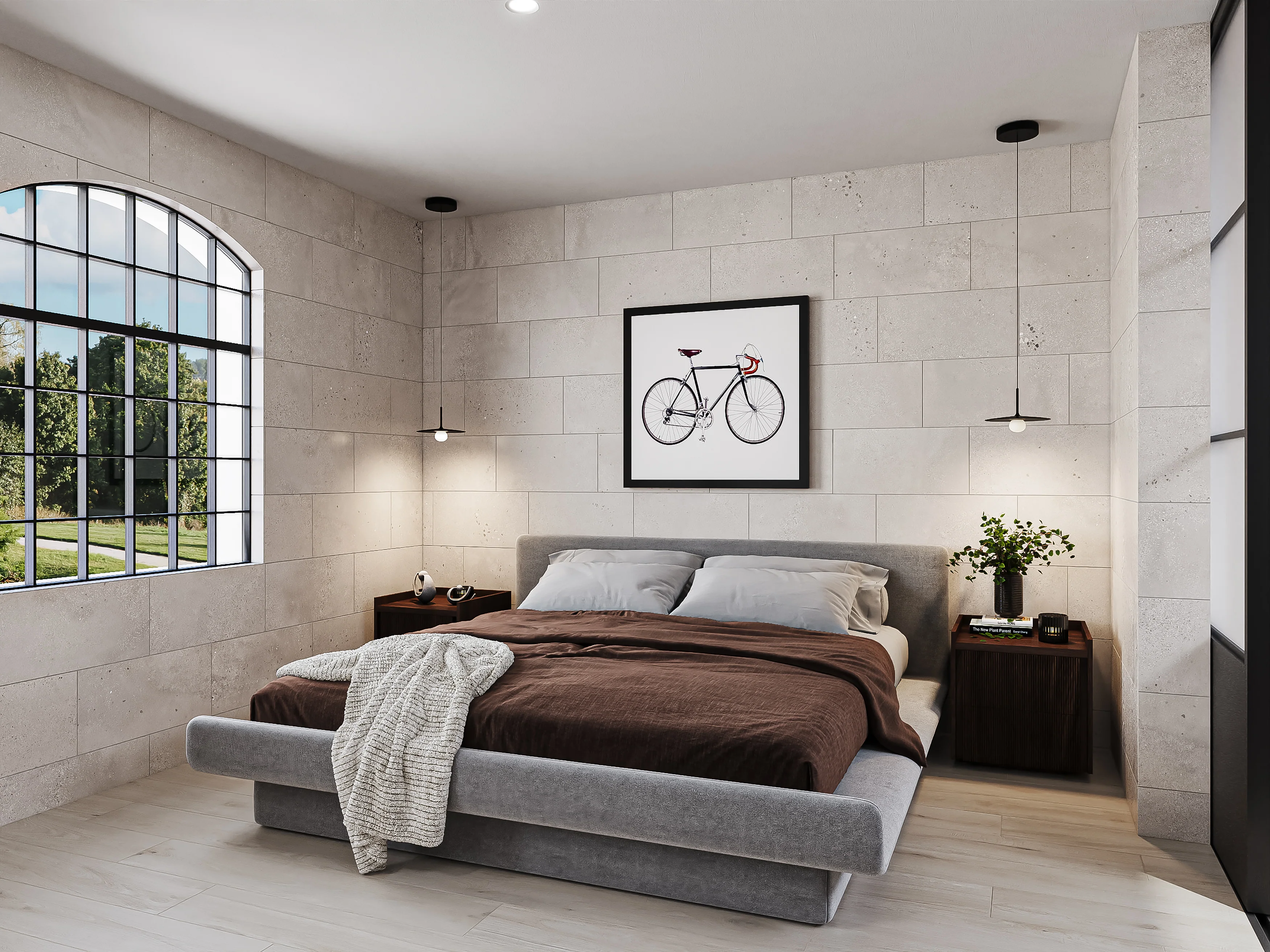 Preston 8x48 Matte Porcelain Tile in Poplar - Image 6