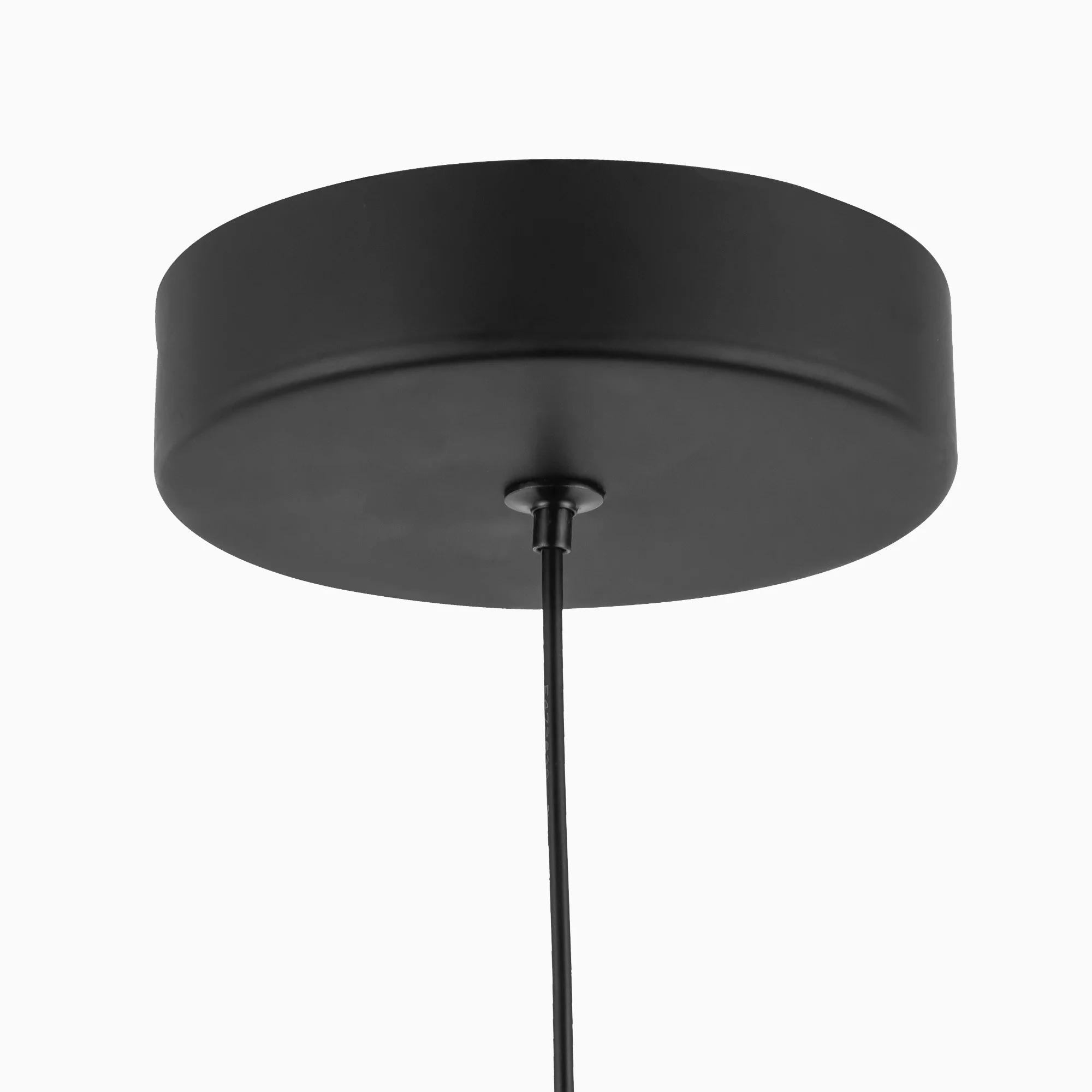 Raina 9" LED Pendant in Matte Black/Opal Glass - Image 6
