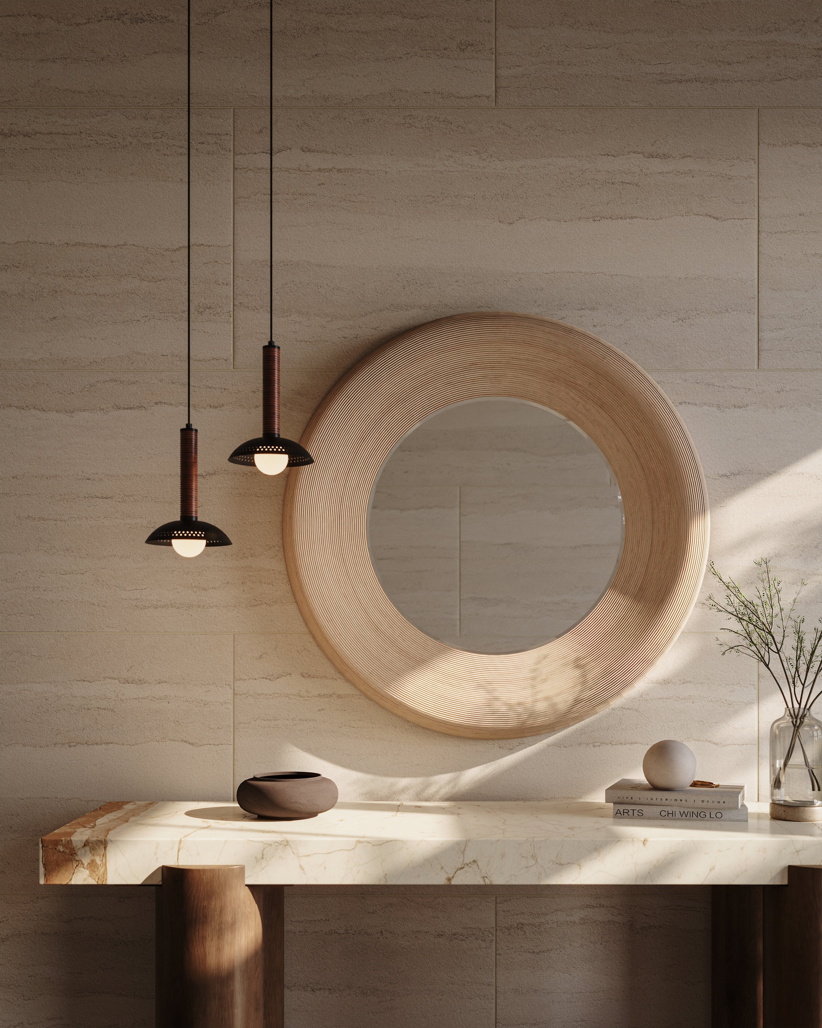 Raina 9" LED Pendant in Matte Black/Opal Glass - Image 8