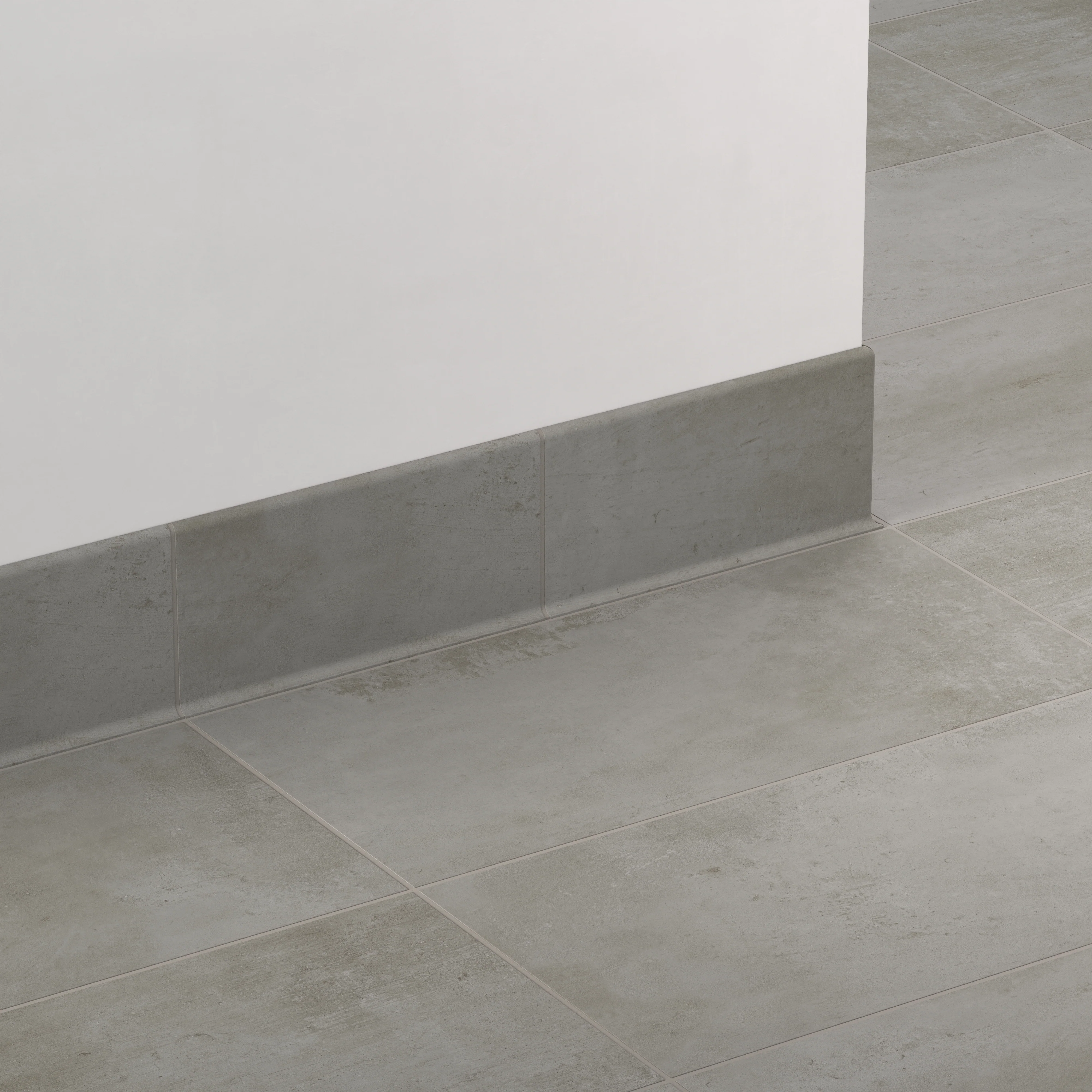 Ramsey 6x12 Matte Porcelain Cove Base Tile in Ash - Image 3