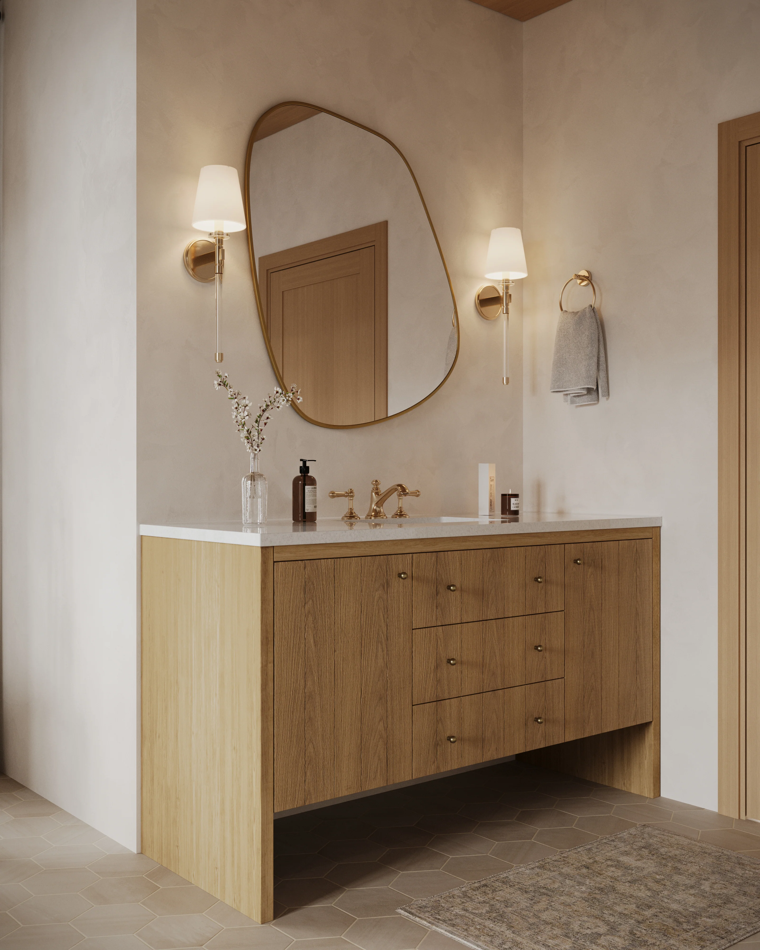 Haverford Rug in Platinum / Bronze - Image 9