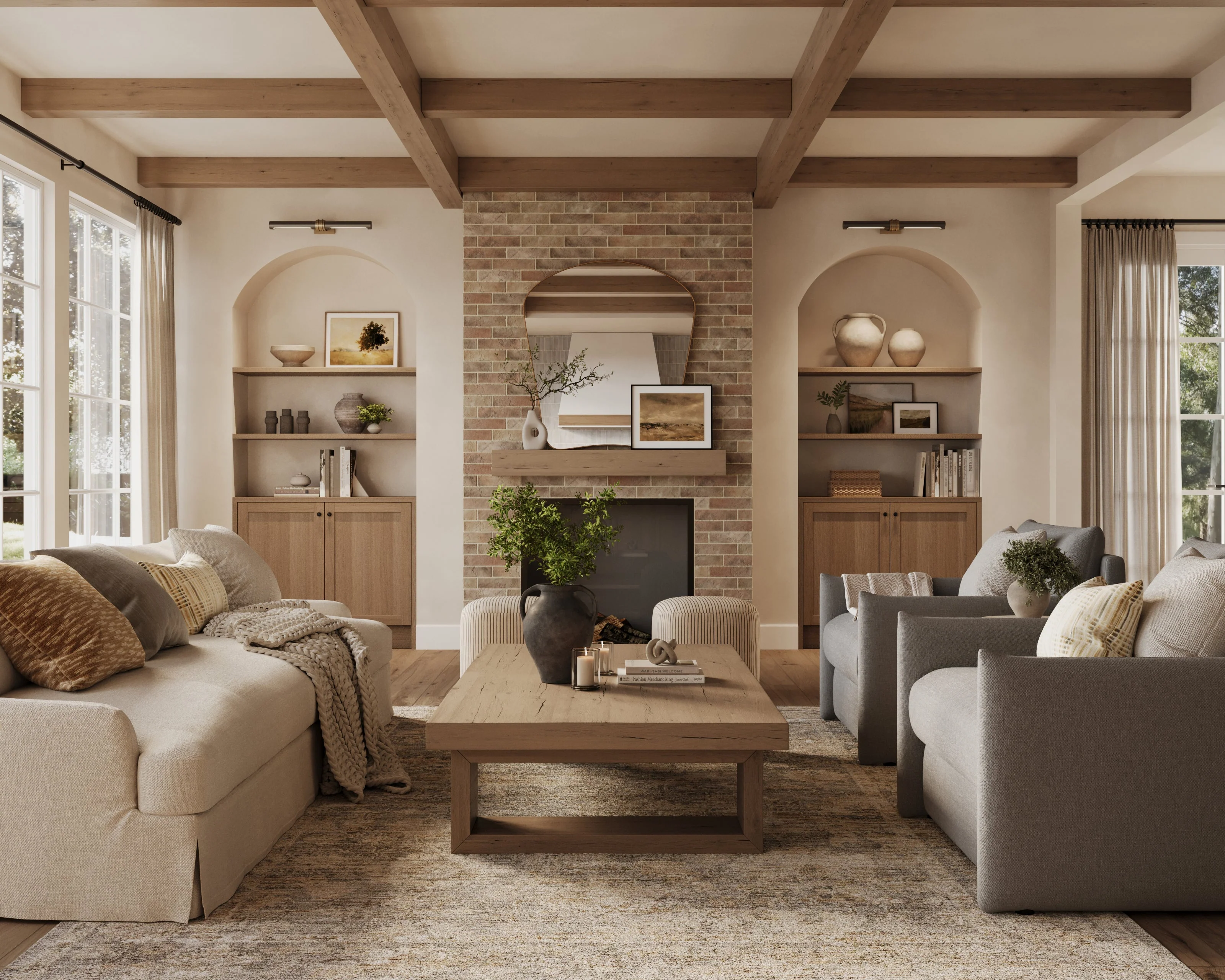 Preston 8x48 Matte Porcelain Tile in Pine - Image 21